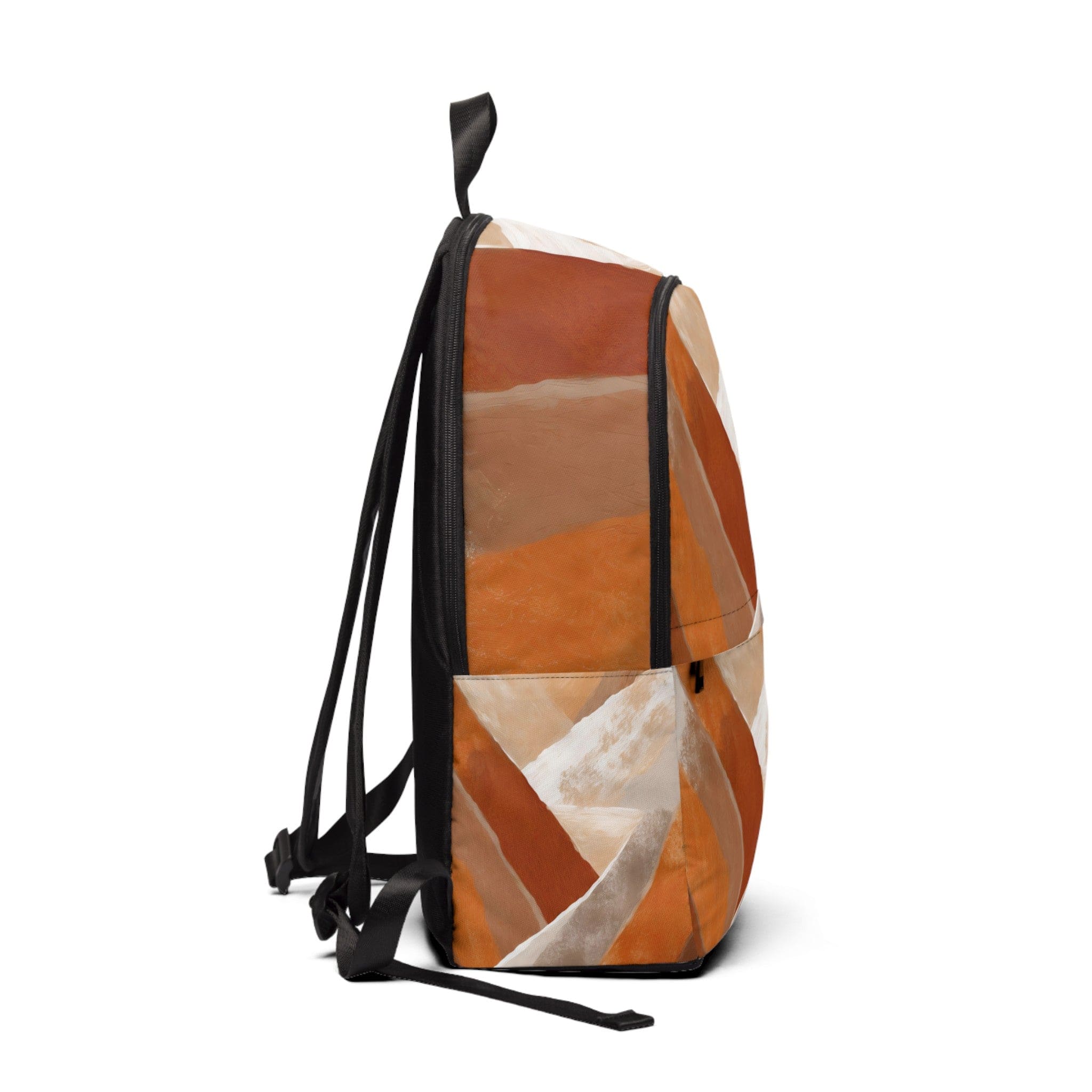 Fashion Backpack featuring a waterproof boho watercolor print, designed for style and functionality.