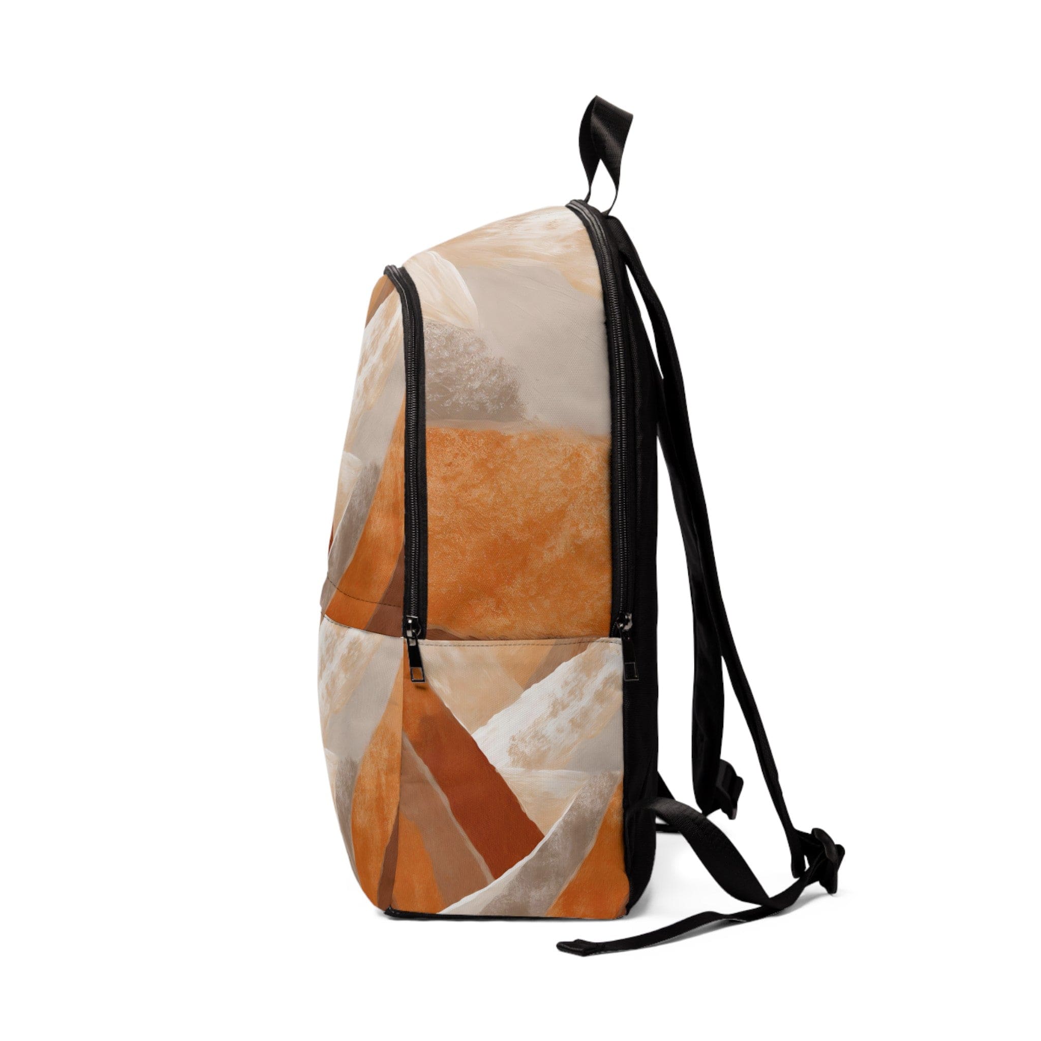 Fashion Backpack featuring a waterproof boho watercolor print, designed for style and functionality.