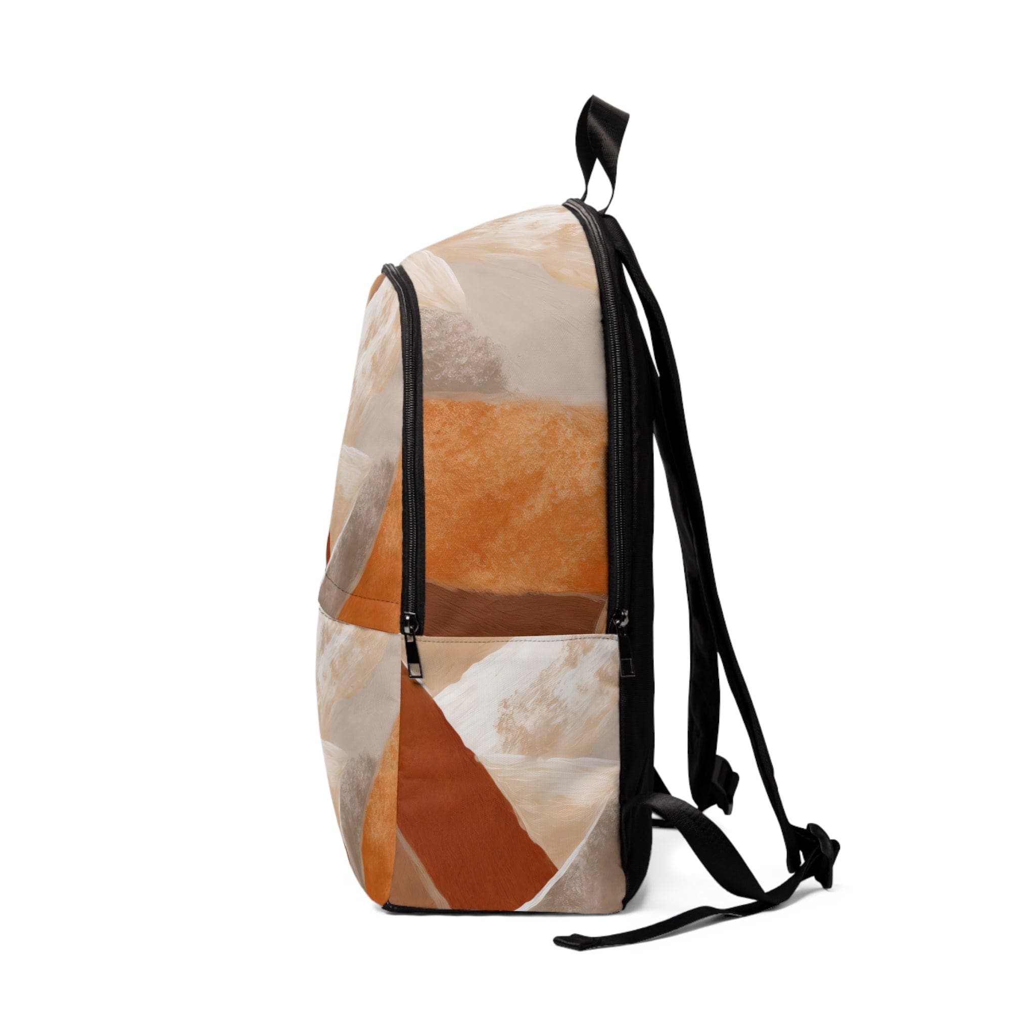 Fashion Backpack featuring a waterproof boho watercolor print, designed for style and functionality.