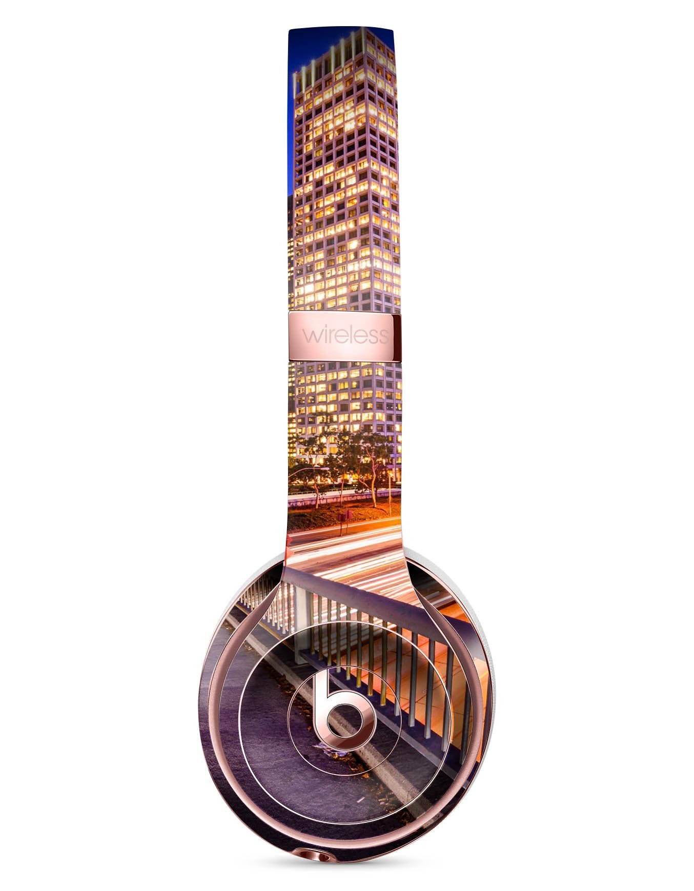 Fast City Life Full-Body Skin Kit for Beats by Dre Solo 3 Wireless, showcasing vibrant designs and a perfect fit.