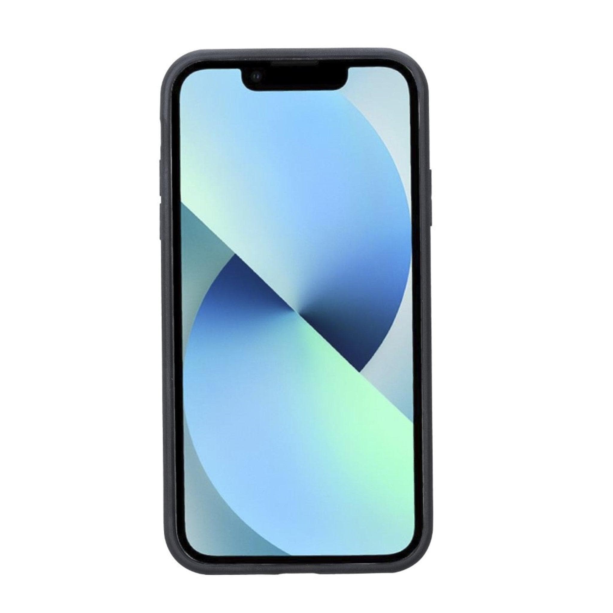 Flex Cover Leather Back Case for Apple iPhone 11 Series, showcasing its sleek design and premium leather material.