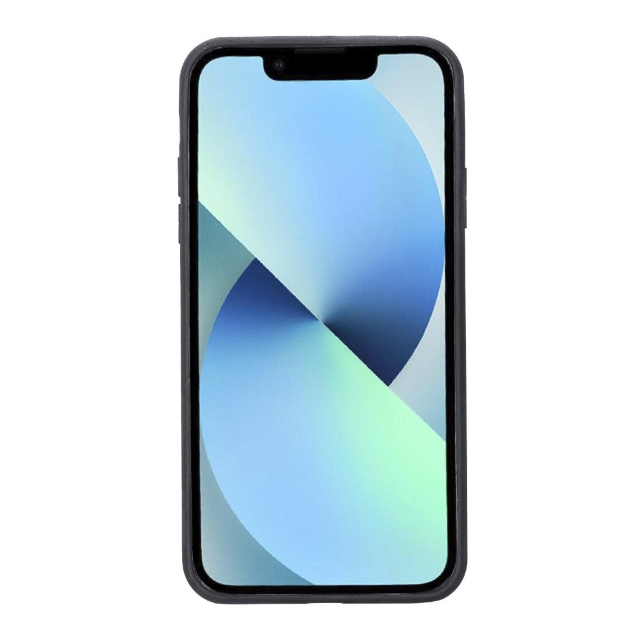 Flex Cover Leather Back Case for Apple iPhone 11 Series, showcasing its sleek design and premium leather material.