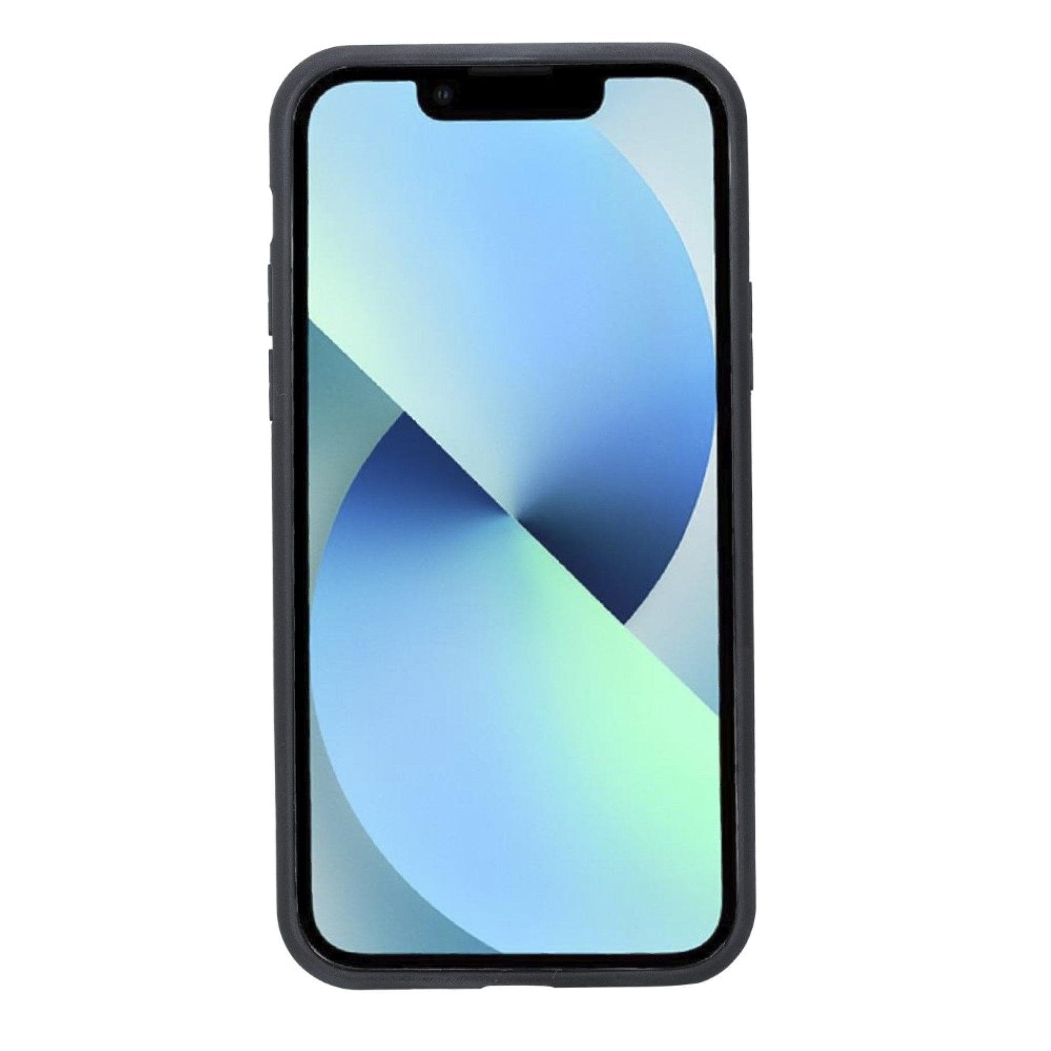 Flex Cover Leather Back Case for Apple iPhone 11 Series, showcasing its sleek design and premium leather material.
