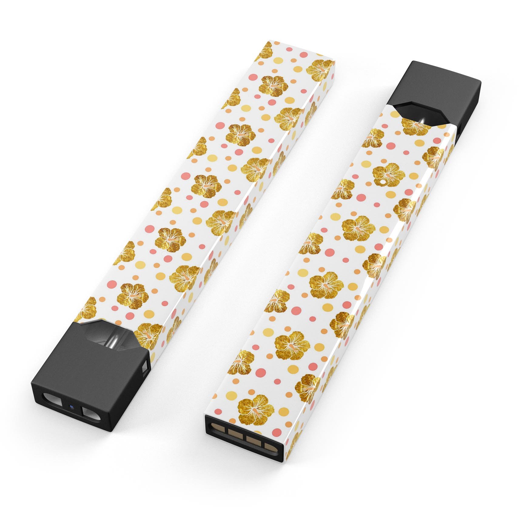 Floral Summer v1 premium decal skin-wrap sticker designed for JUUL vaping device, featuring vibrant floral patterns and a protective finish.