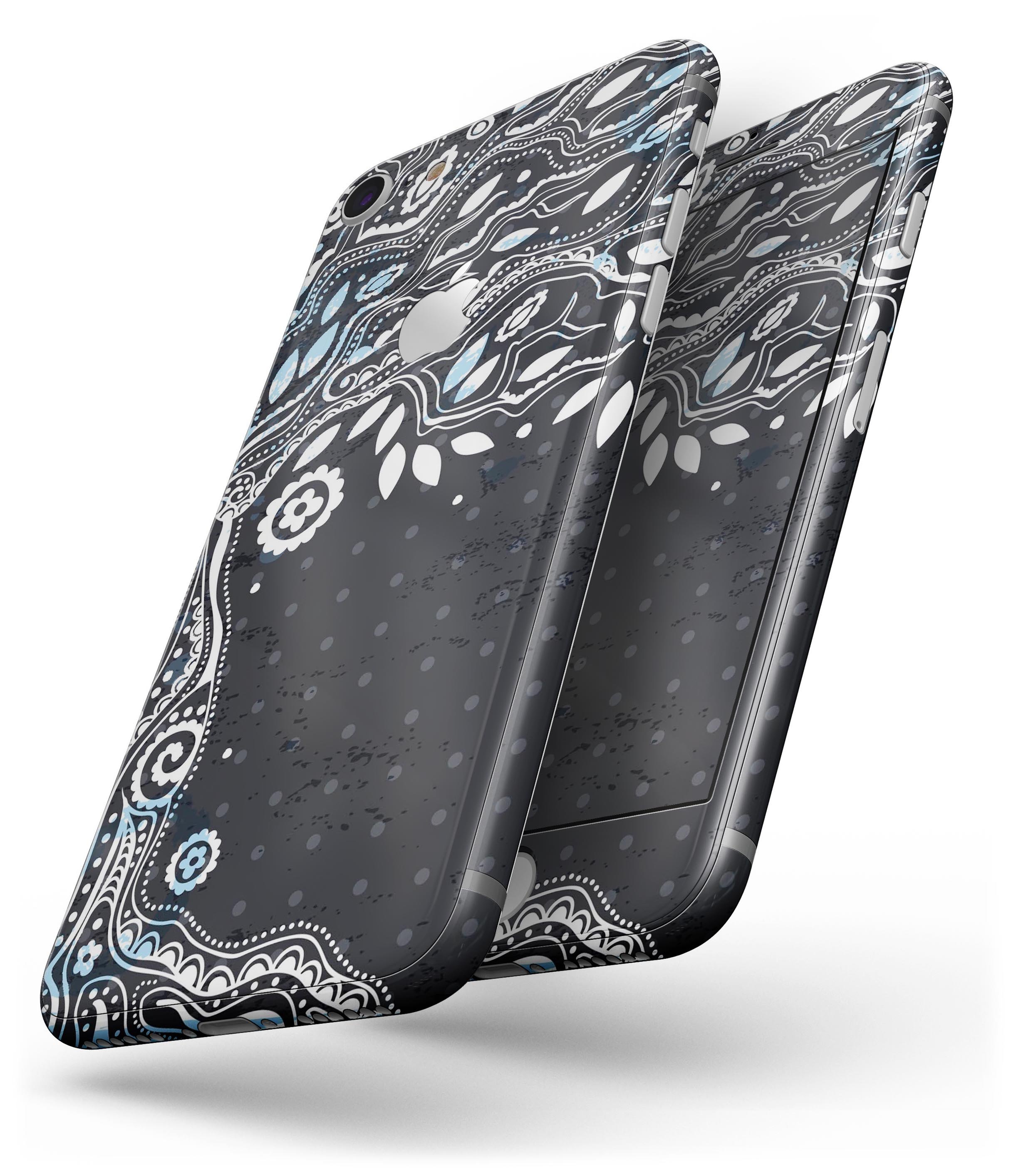 Flourish Black and White Tree skin for iPhone 8 or 8 Plus, showcasing a stylish tree design on premium vinyl.