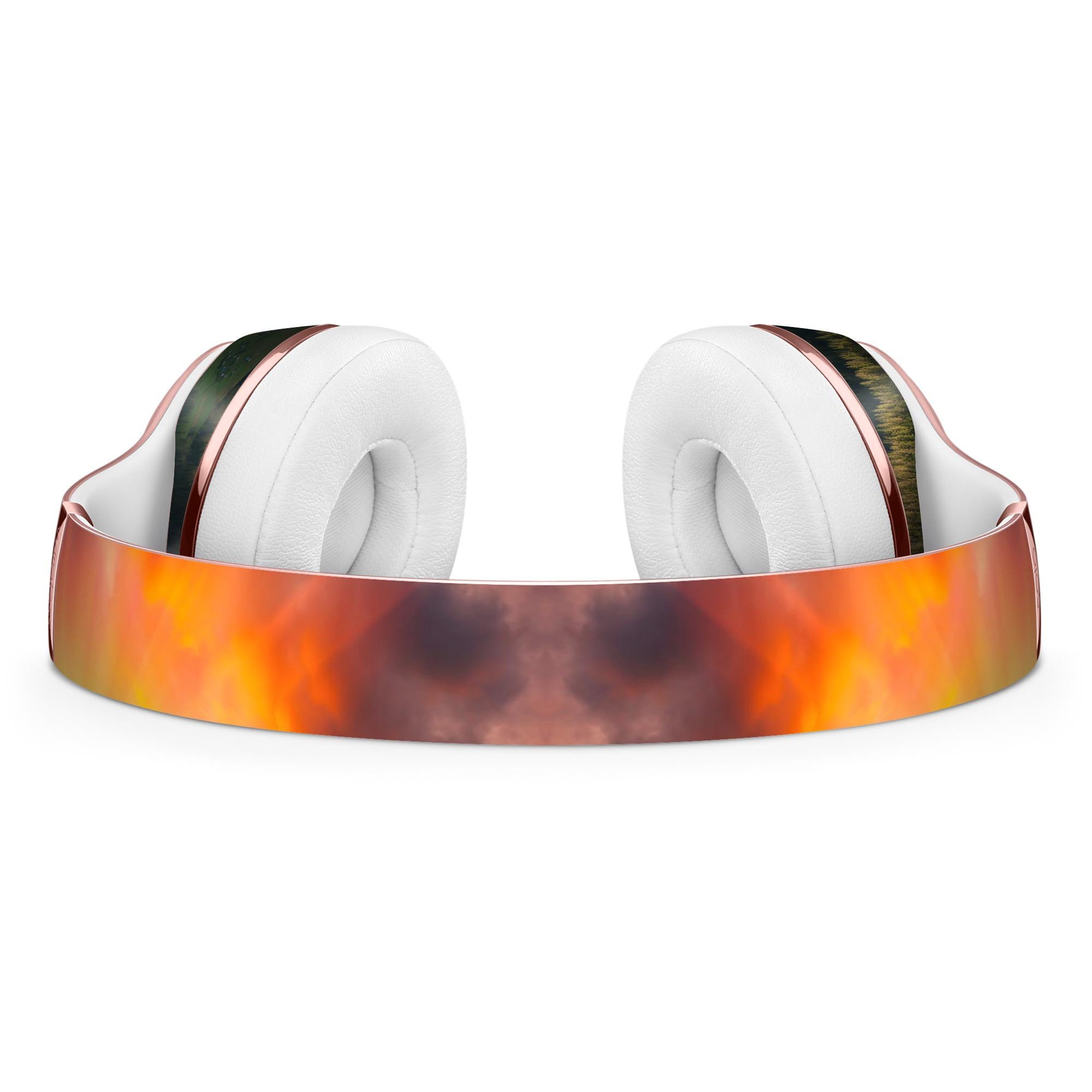 Foggy Mountainside Full-Body Skin Kit for Beats by Dre Solo 3, showcasing a nature-inspired design on sleek headphones.