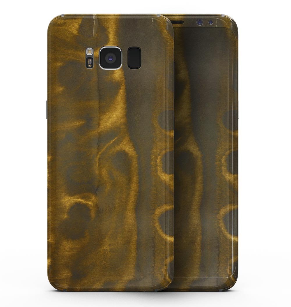 Forest Caverns Full-Body Skin Kit for Samsung Galaxy S8, showcasing a vibrant forest design with a premium vinyl finish.