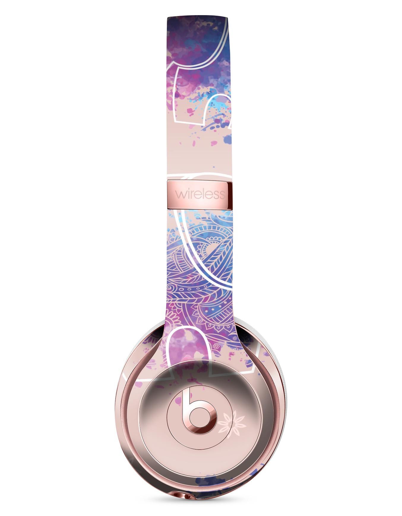 Fun Sacred Elephants Full-Body Skin Kit for Beats by Dre Solo 3, showcasing vibrant elephant design on premium vinyl.