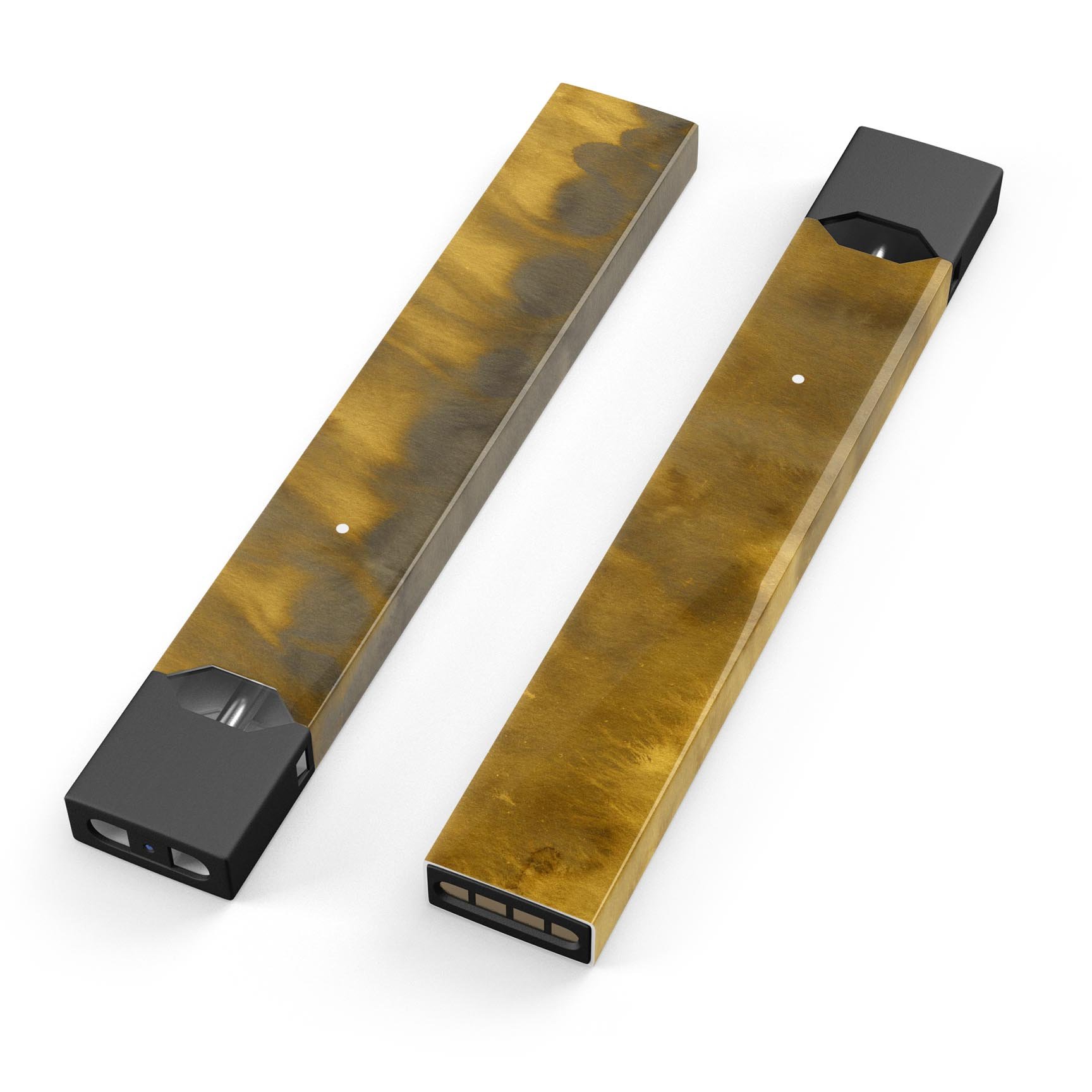 Furry Golden Explosion premium decal skin-wrap sticker for JUUL device, showcasing vibrant colors and intricate design.