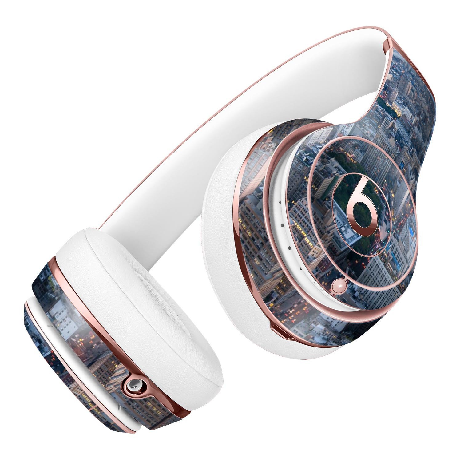 Fusion NYC Skylight Full-Body Skin Kit for Beats by Dre Solo 3, showcasing vibrant design and premium vinyl material.