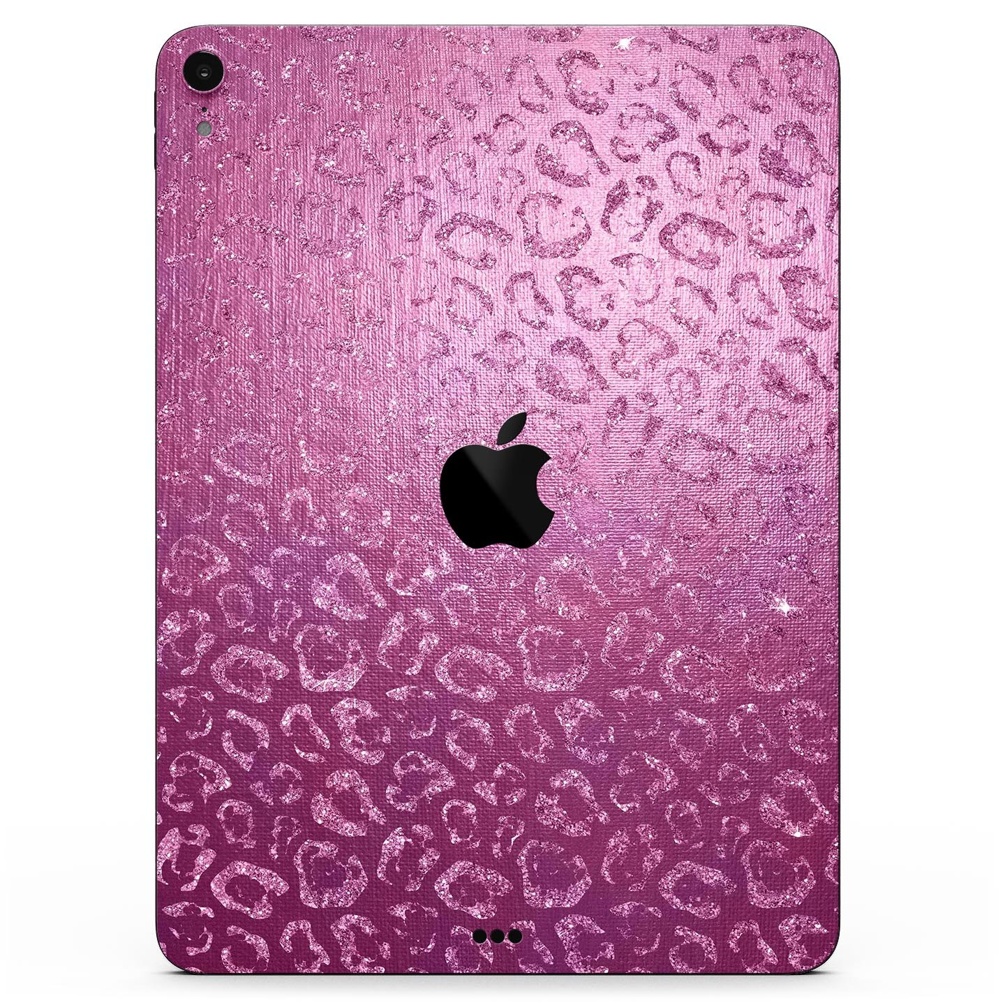 Glamorous Pink Cheetah Print skin decal for Apple iPad, showcasing vibrant colors and stylish design.