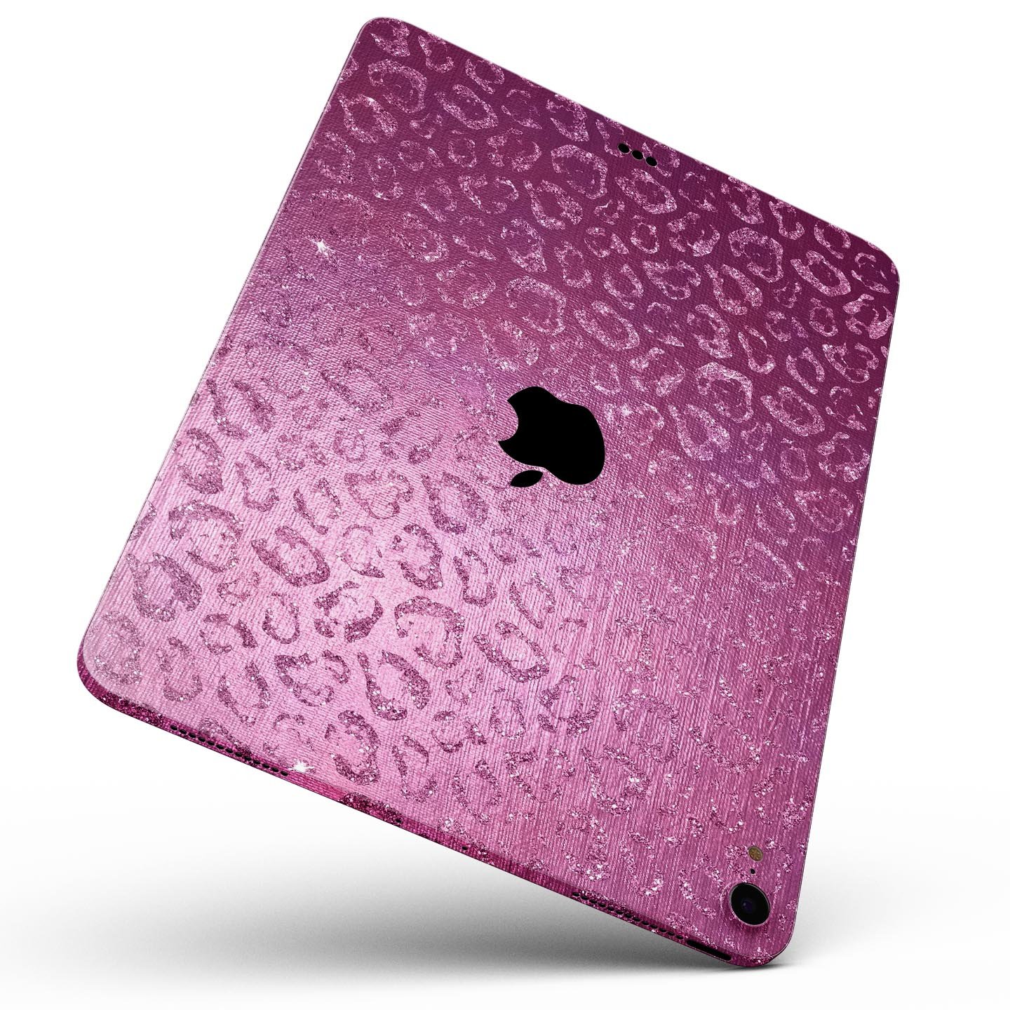 Glamorous Pink Cheetah Print skin decal for Apple iPad, showcasing vibrant colors and stylish design.