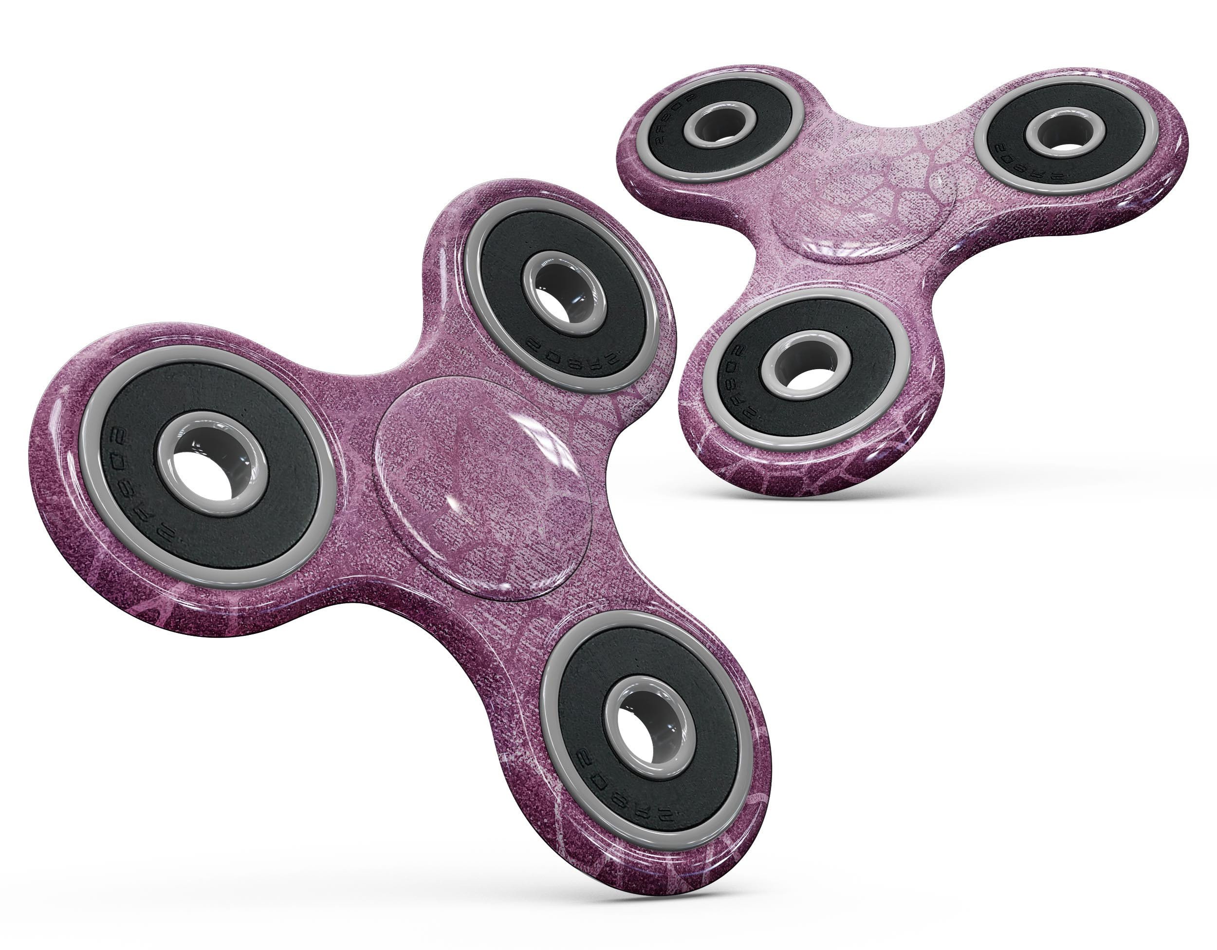 Glamorous Pink Scales Full-Body Skin-Kit for fidget spinner, showcasing vibrant pink scales design on premium vinyl.