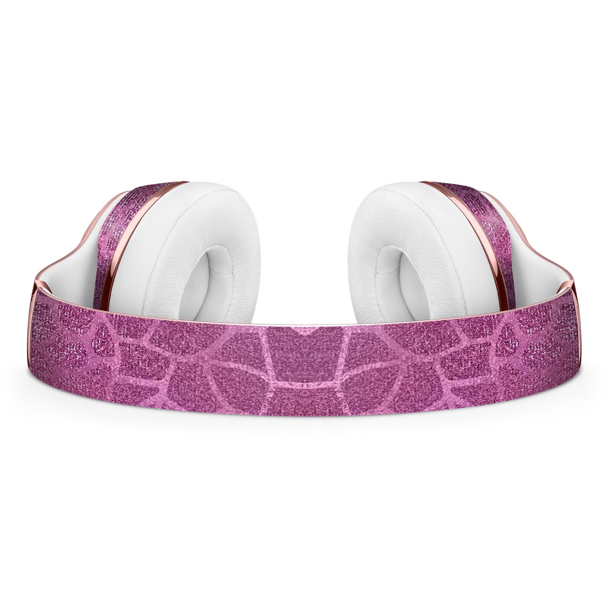 Glamorous Pink Scales Full-Body Skin Kit for Beats by Dre Solo 3, showcasing vibrant pink scales design on premium vinyl.