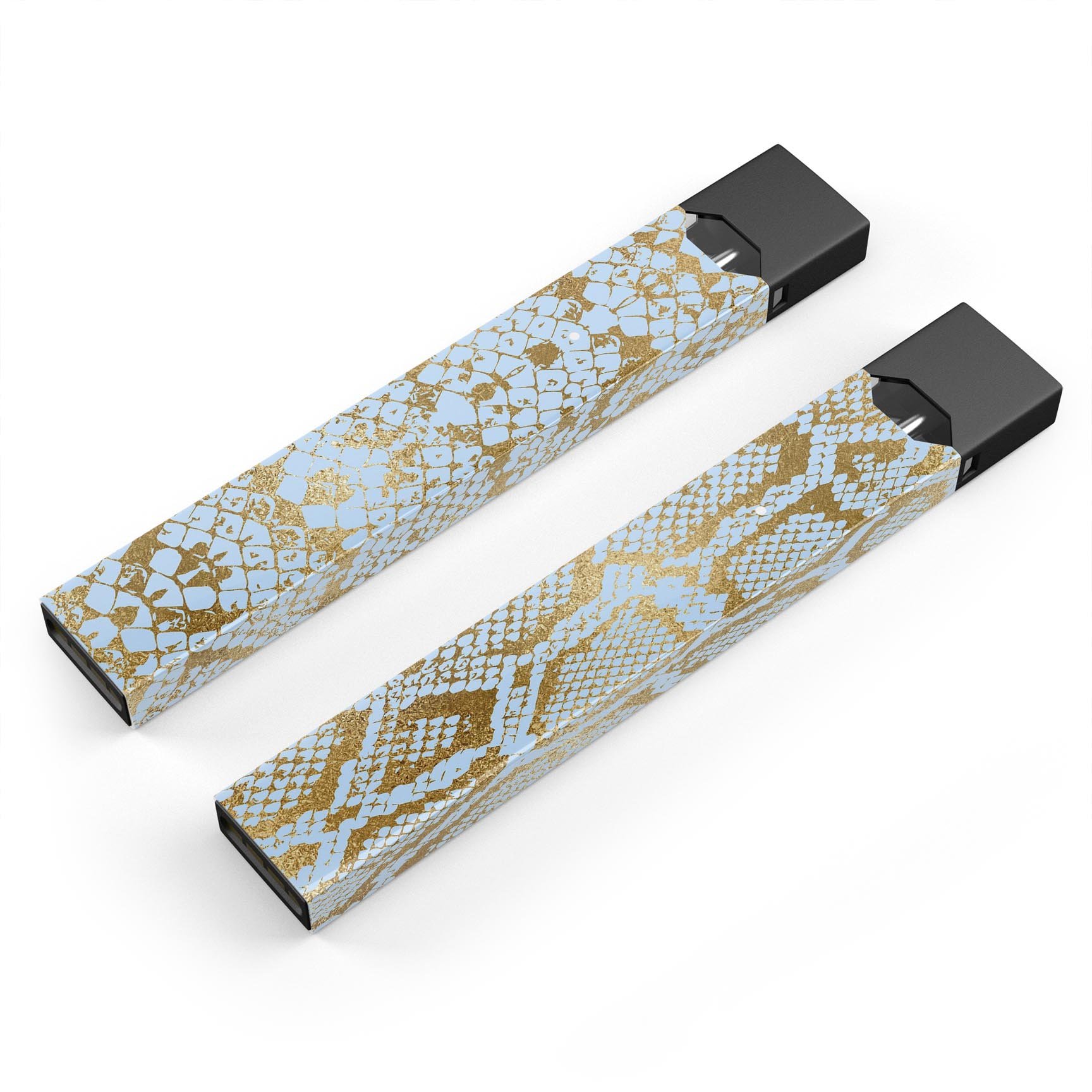 Gold Flaked Animal Laced skin-wrap sticker for JUUL device, showcasing a stylish design with premium quality finish.