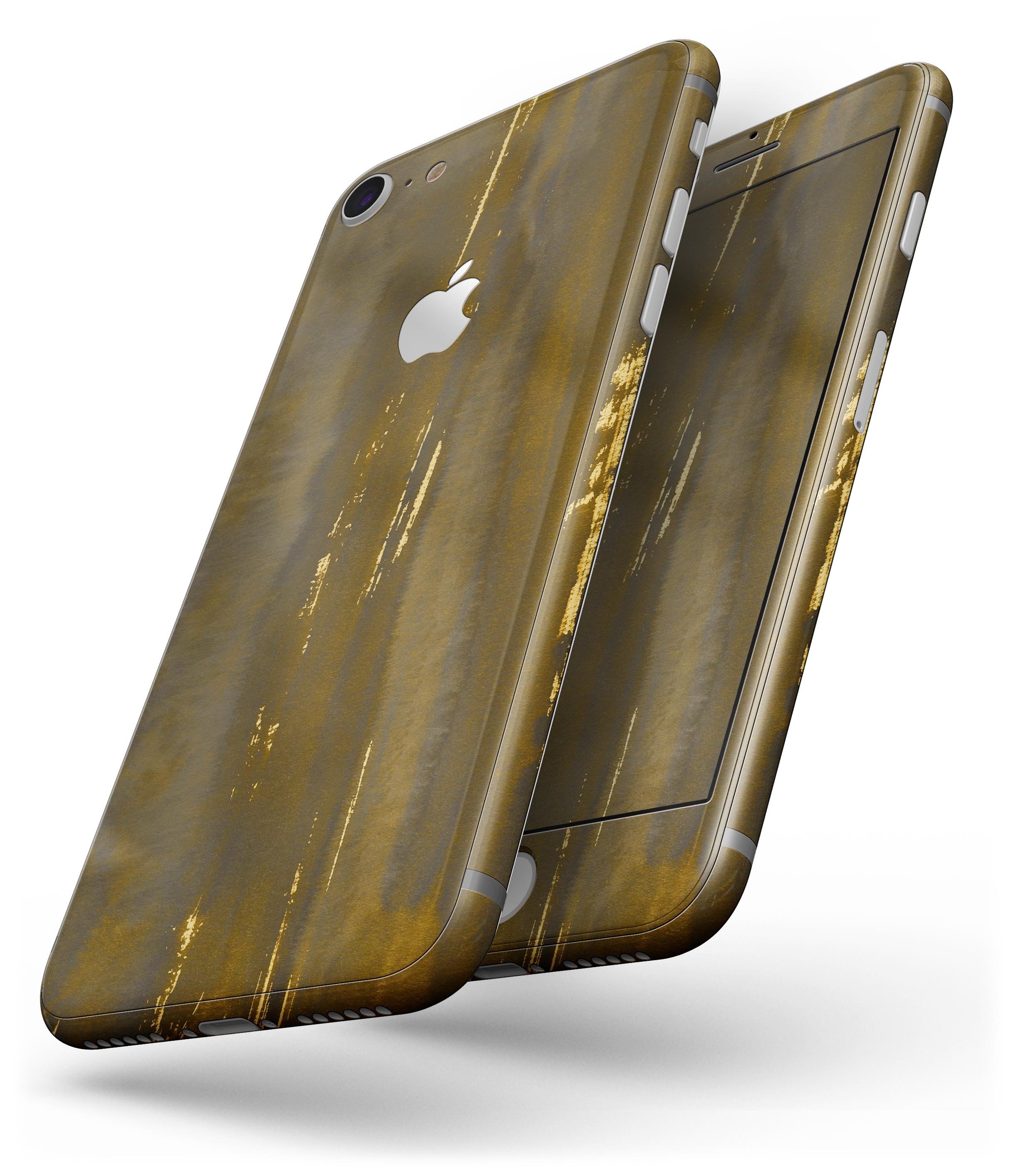 Gold Standard WaterColor Brushed V1 skin for iPhone 8 and 8 Plus, showcasing a vibrant watercolor design on premium vinyl.