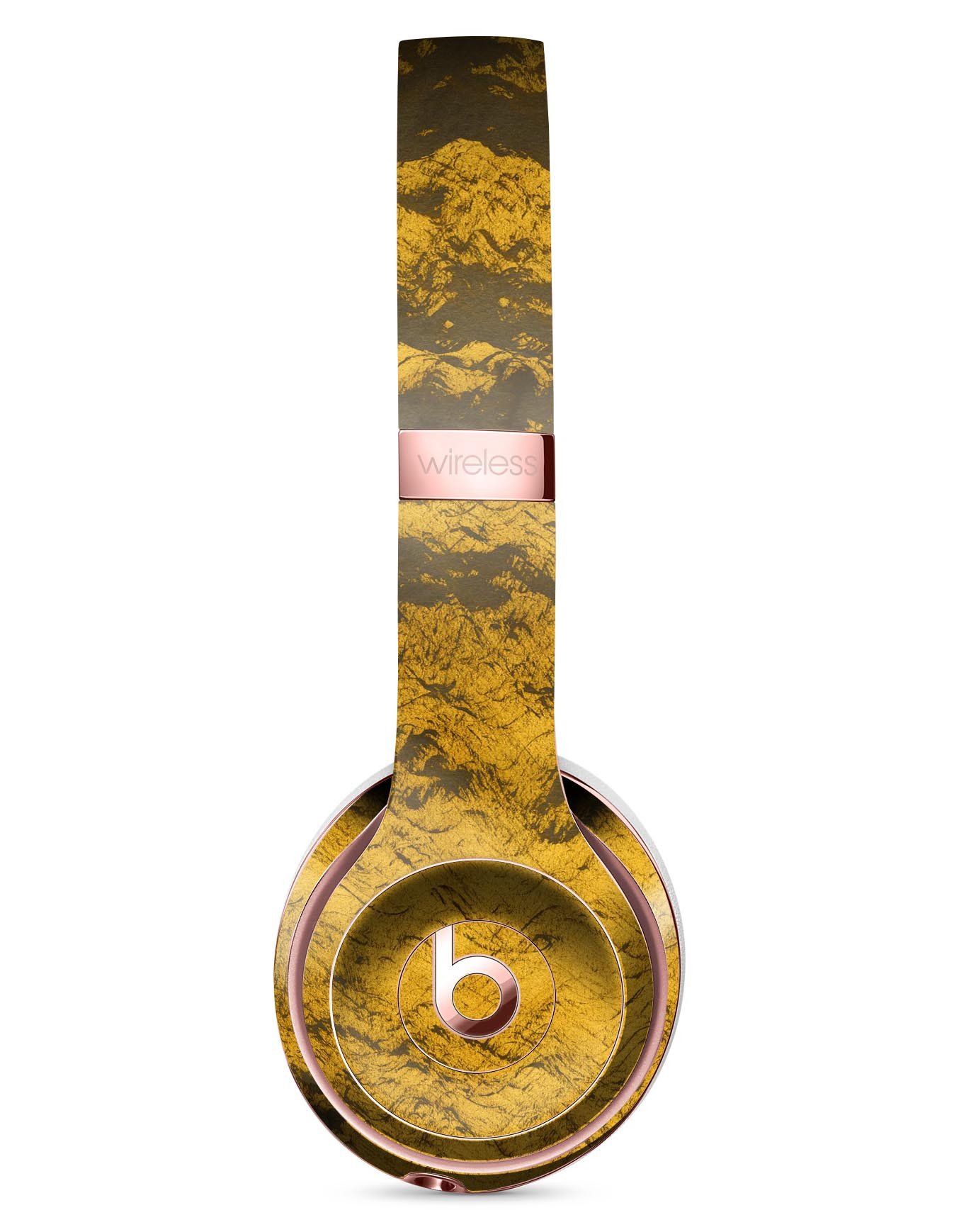 Golden Burnt Ramen V1 Full-Body Skin Kit for Beats by Dre Solo 3, showcasing vibrant colors and a sleek design.
