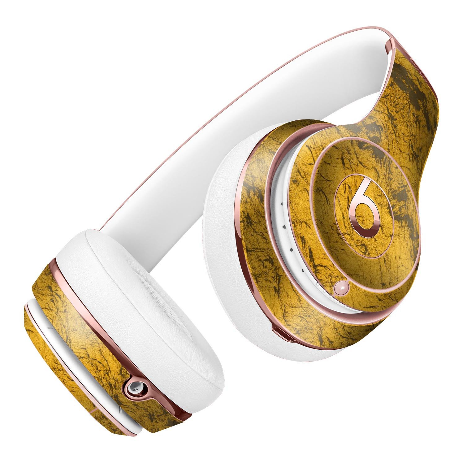 Golden Burnt Ramen V1 Full-Body Skin Kit for Beats by Dre Solo 3, showcasing vibrant colors and a sleek design.