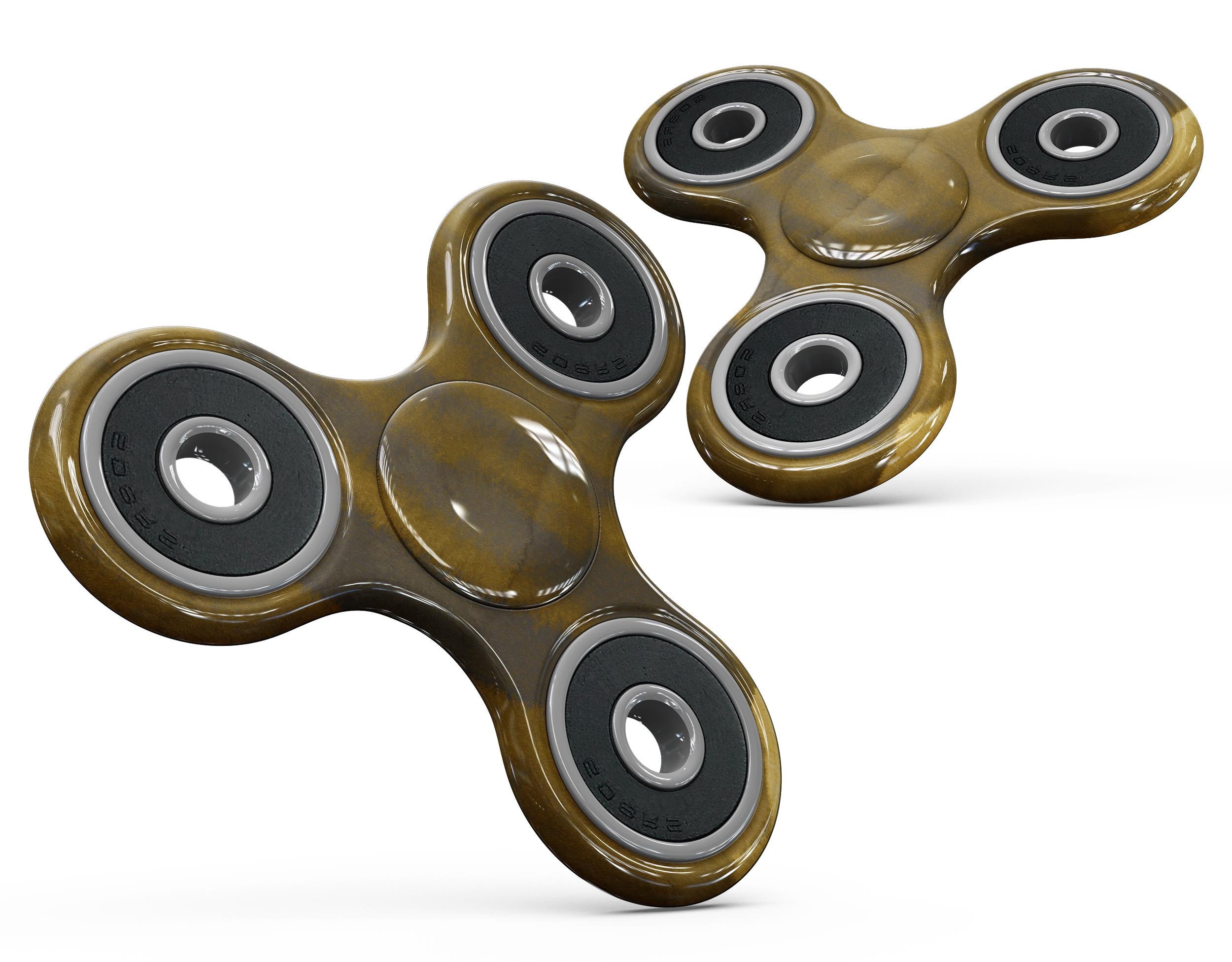 Golden Cliff Reflection Full-Body Skin-Kit for fidget spinner, showcasing vibrant colors and a sleek design.