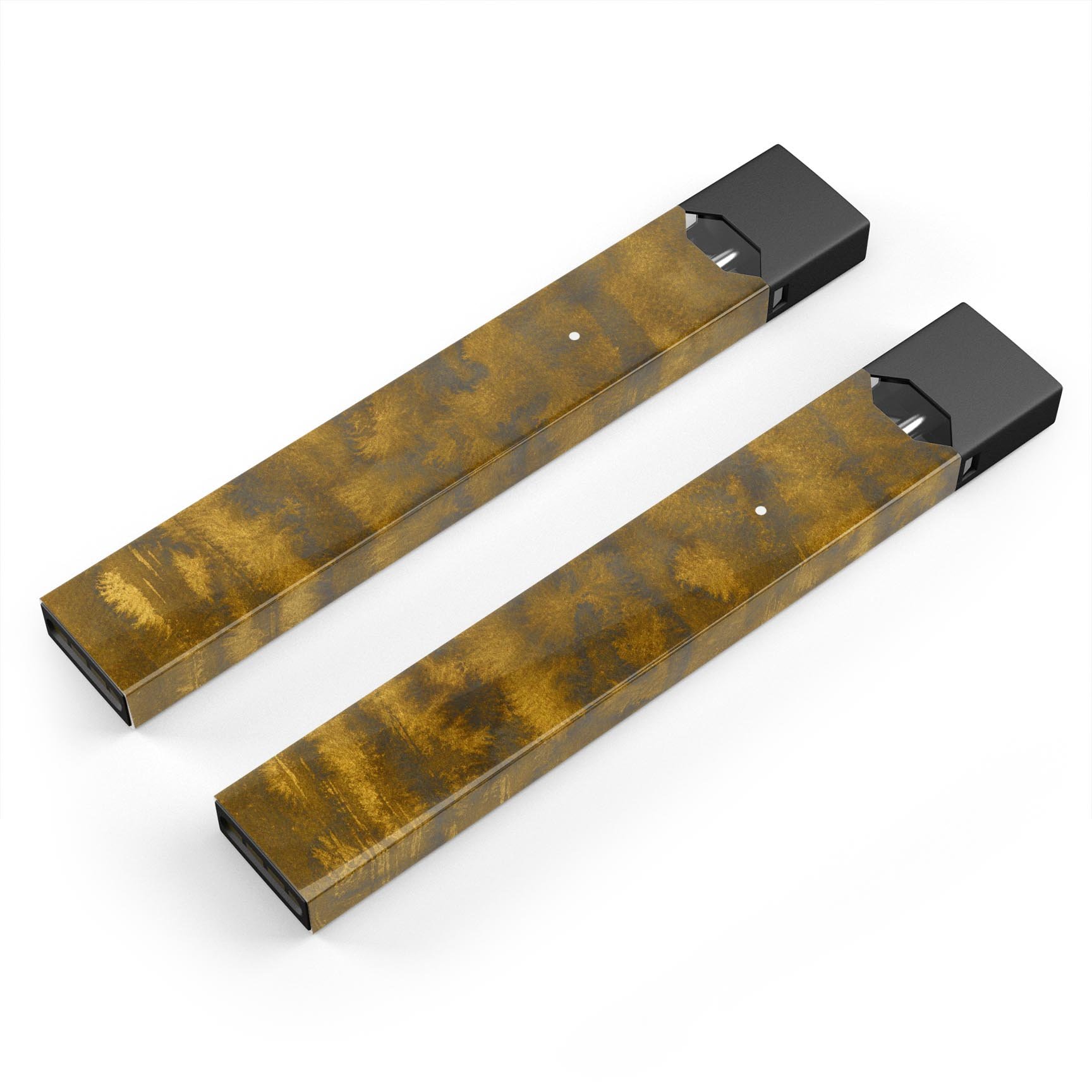 Golden Field Filter skin-wrap sticker designed for JUUL vaping device, showcasing its premium quality and vibrant design.