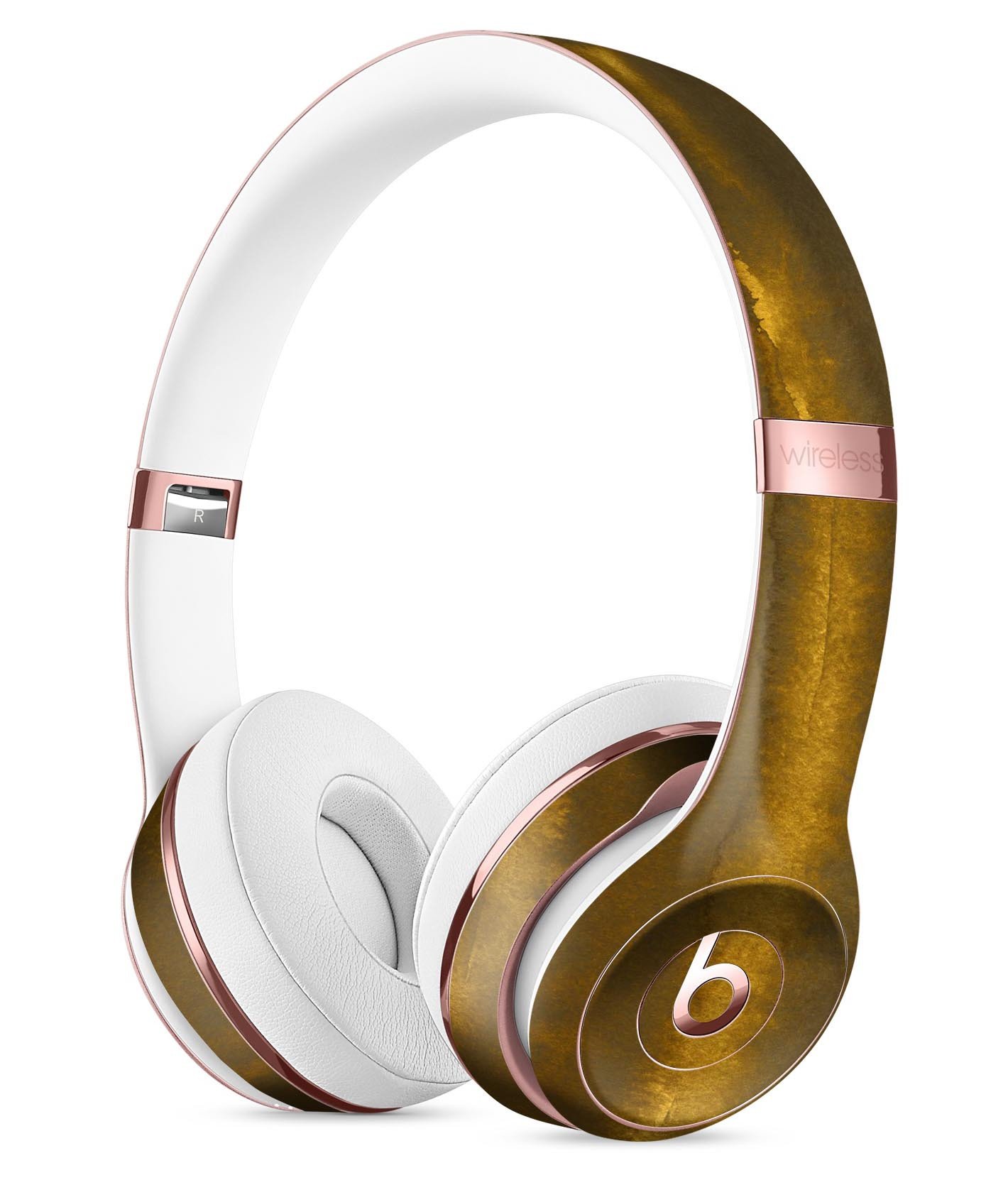 Golden Forest Field Full-Body Skin Kit for Beats by Dre Solo 3, showcasing vibrant design and premium vinyl material.