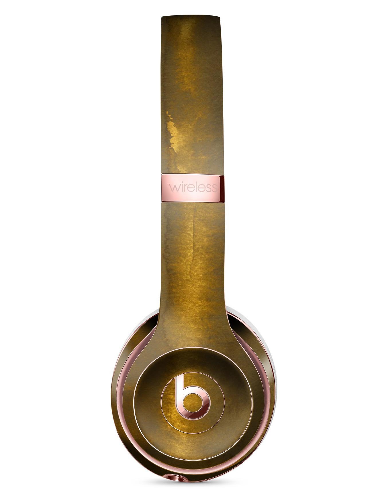 Golden Forest Field Full-Body Skin Kit for Beats by Dre Solo 3, showcasing vibrant design and premium vinyl material.