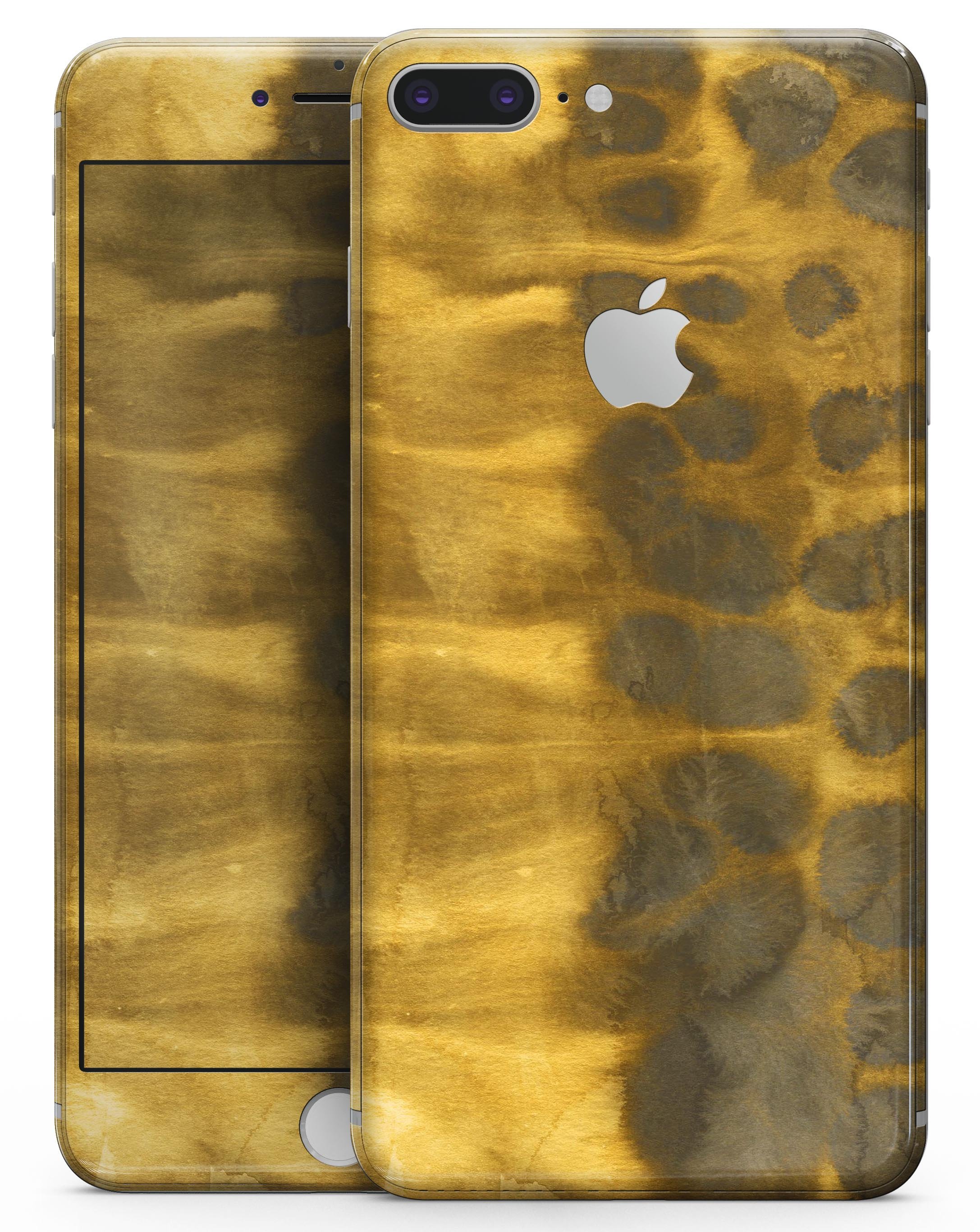 Golden Wheat Field Caverns skin for iPhone 8 and 8 Plus, showcasing a stylish design with premium vinyl finish.