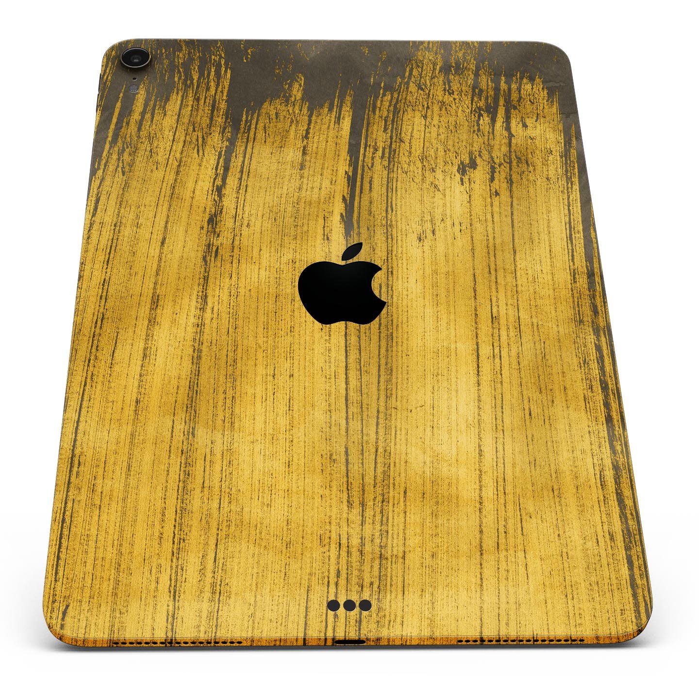 Golden Wheat Lines full body skin decal for Apple iPad Pro, showcasing a stylish design with premium 3M materials.