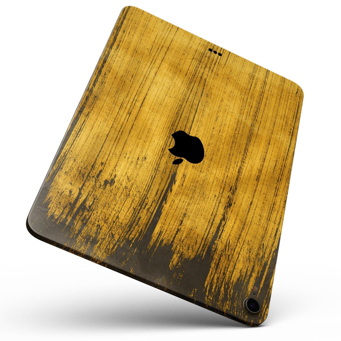 Golden Wheat Lines full body skin decal for Apple iPad Pro, showcasing a stylish design with premium 3M materials.