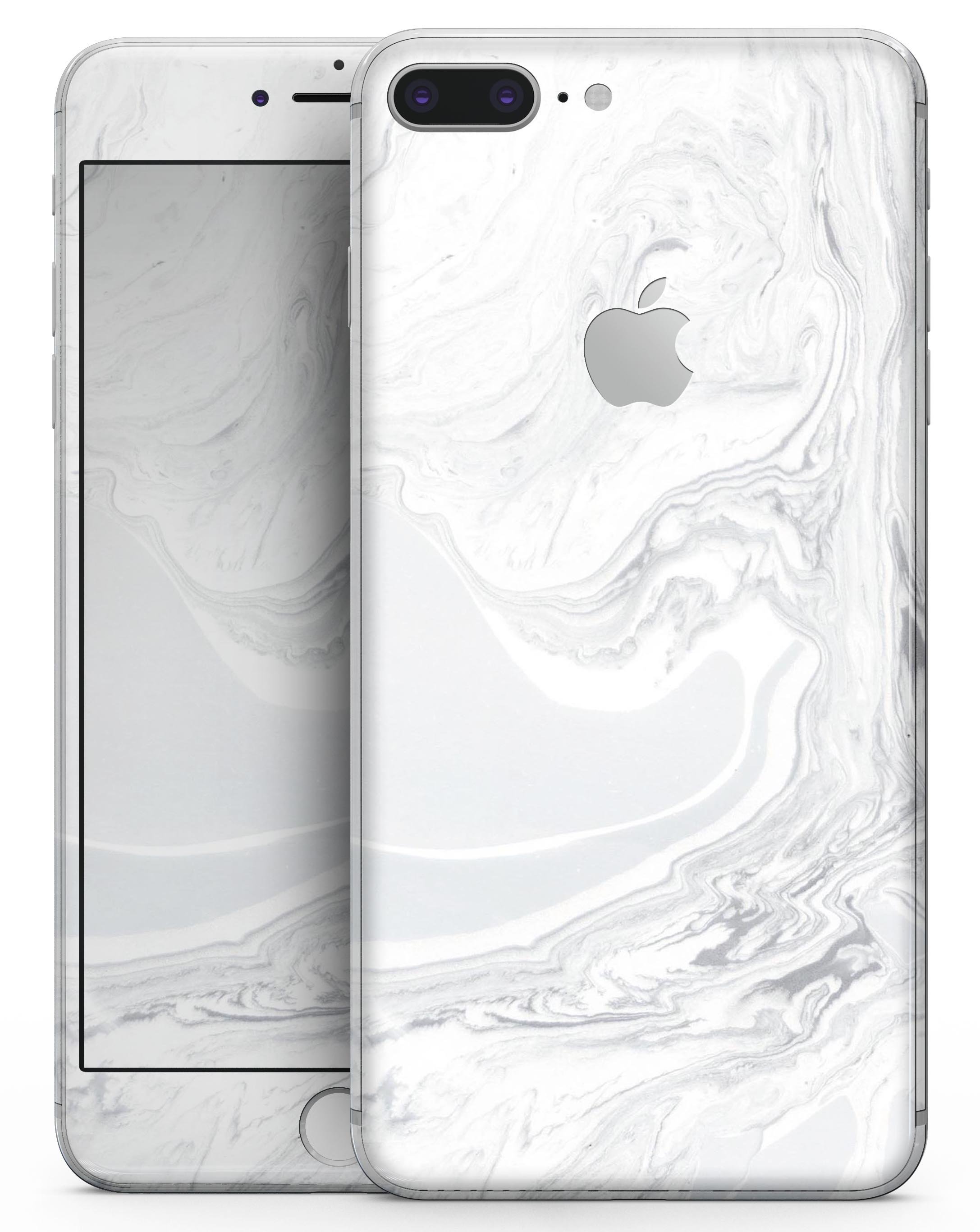 Gray 11 Textured Marble skin for iPhone 8 and 8 Plus, showcasing a stylish marble design with a smooth finish.