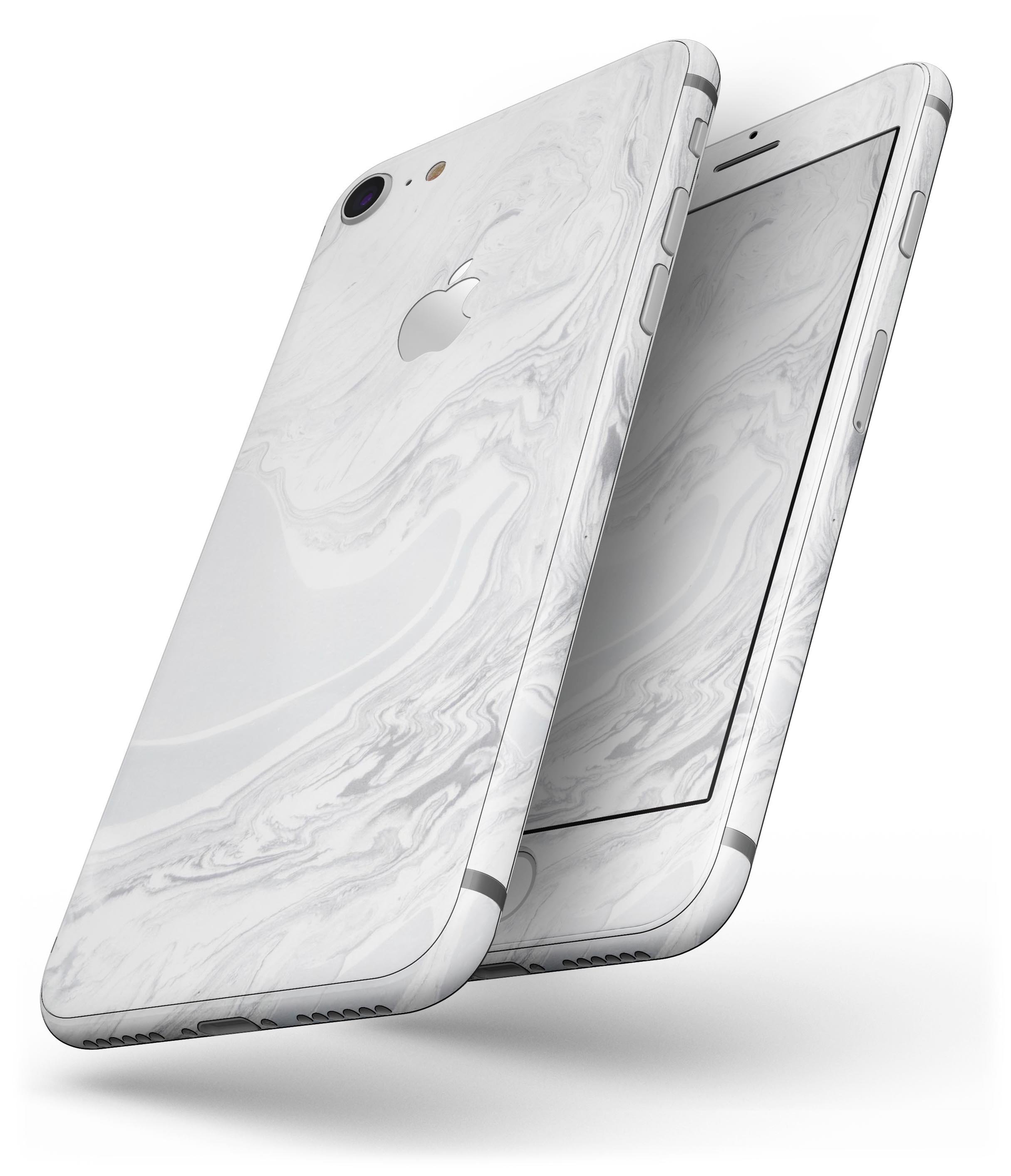 Gray 11 Textured Marble skin for iPhone 8 and 8 Plus, showcasing a stylish marble design with a smooth finish.