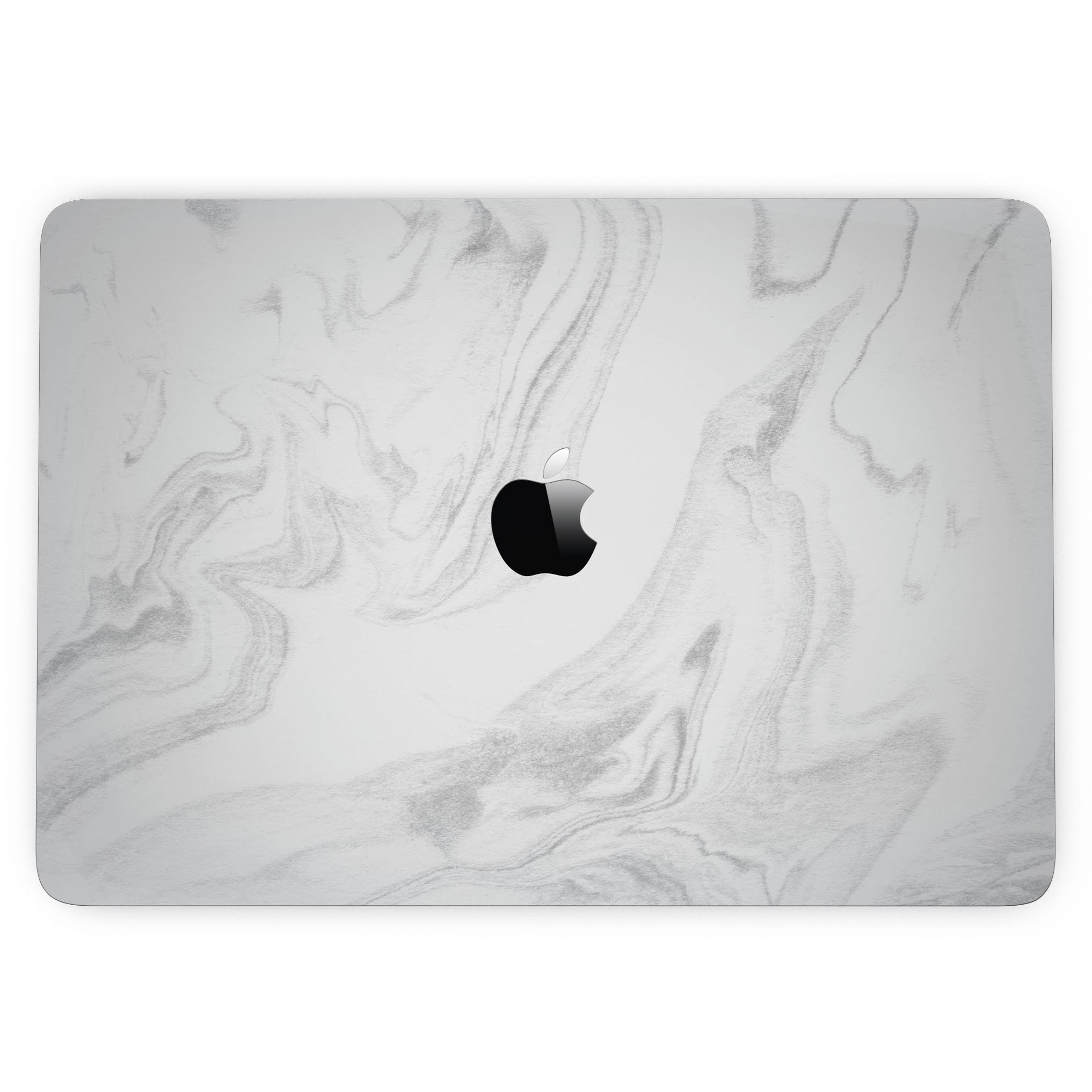 Gray 65 Textured Marble Skin Kit for 13" MacBook Pro without Touch Bar, showcasing a stylish marble design.