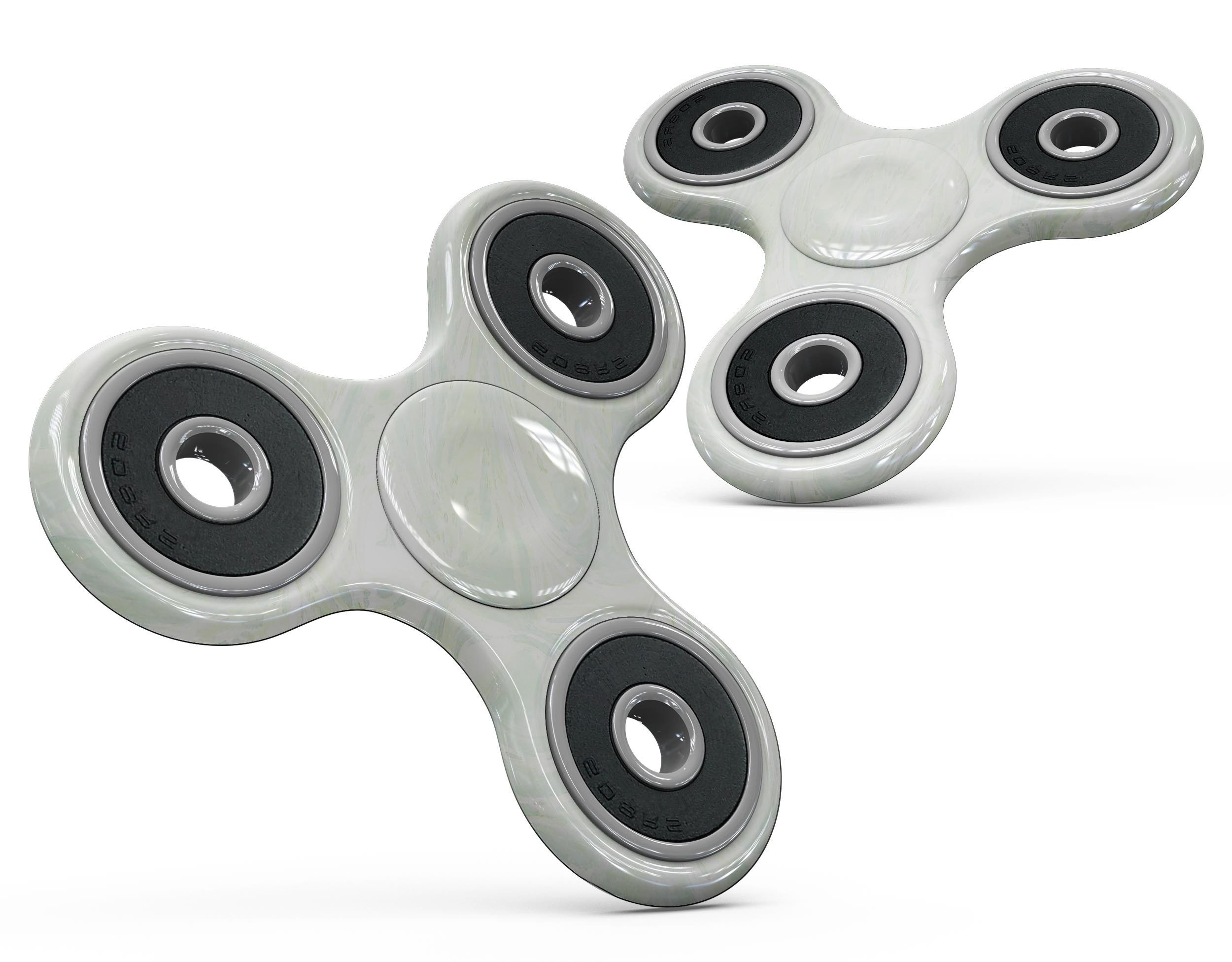 Green Slate Marble Surface V44 Full-Body Fidget Spinner Skin-Kit showcasing a stylish marble design on premium vinyl.