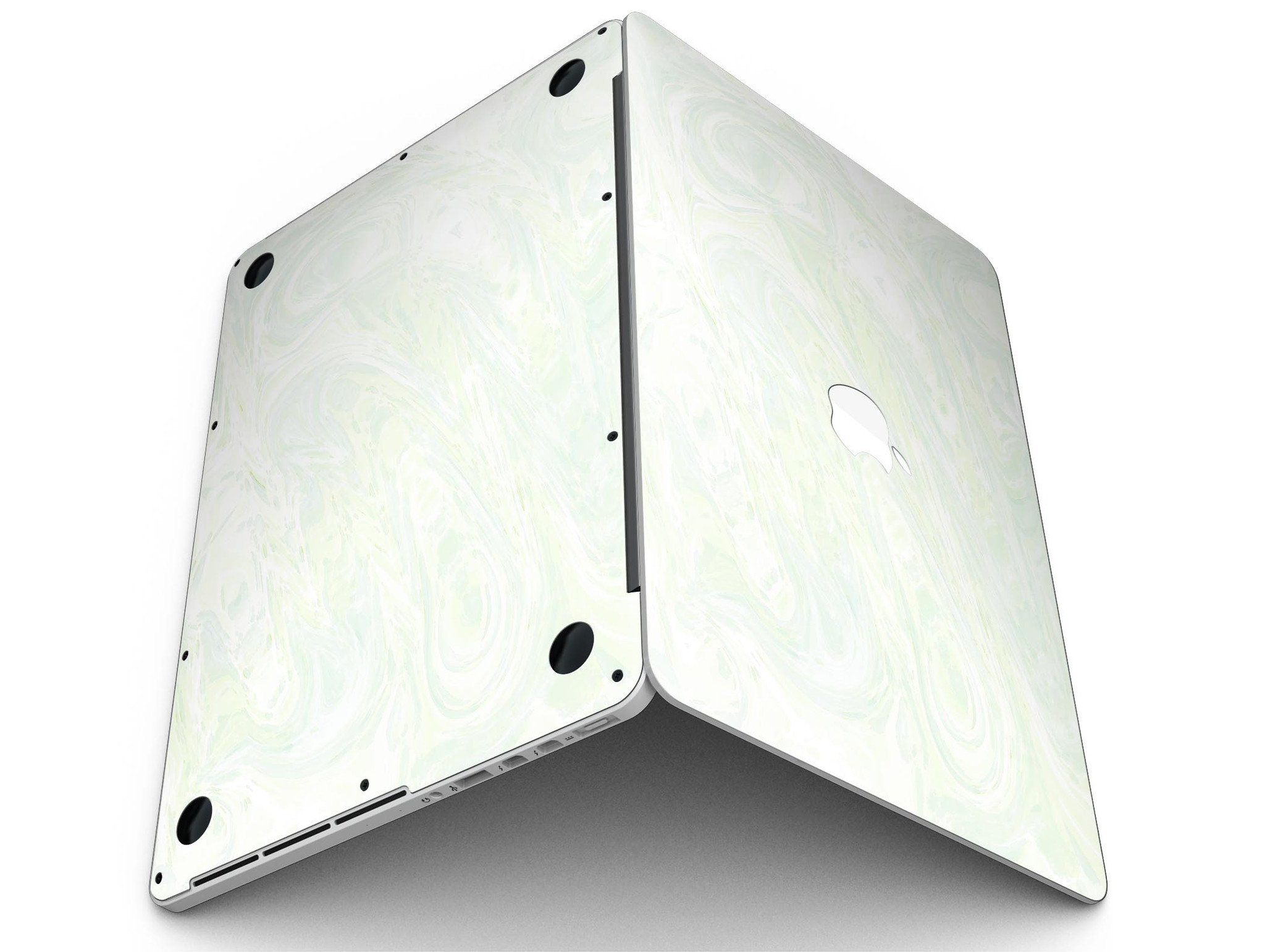 Green Slate Marble Skin for MacBook Pro with Retina Display, showcasing a stylish design that protects against scratches.