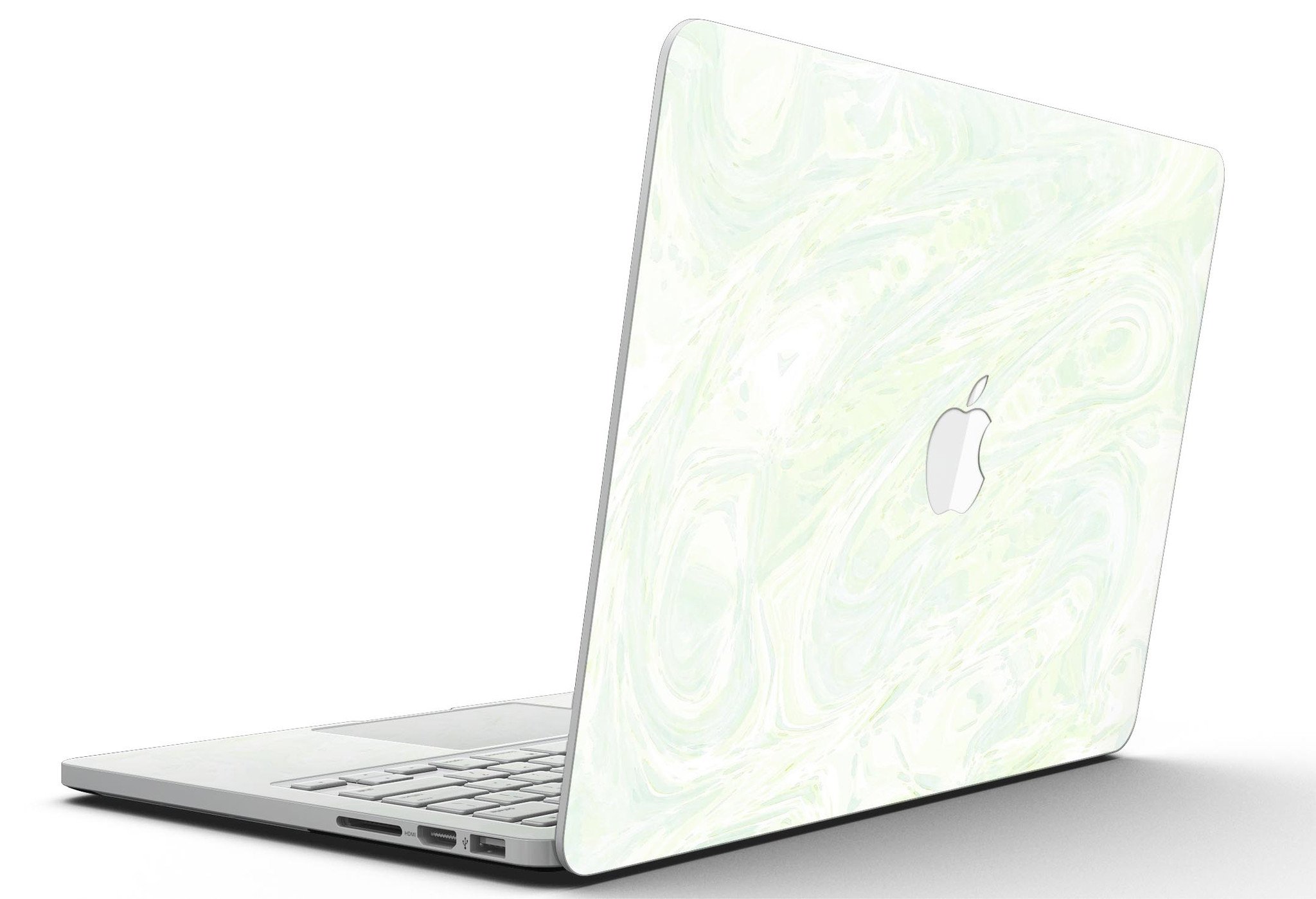 Green Slate Marble Skin for MacBook Pro with Retina Display, showcasing a stylish design that protects against scratches.