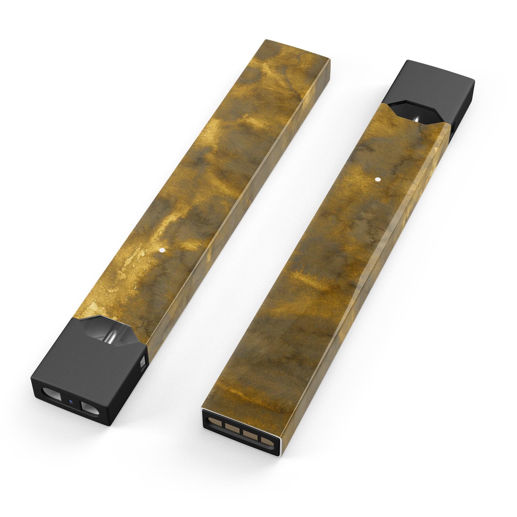Grunge Golden Caverns premium decal skin-wrap sticker for JUUL device, featuring a unique grunge design and protective layers.