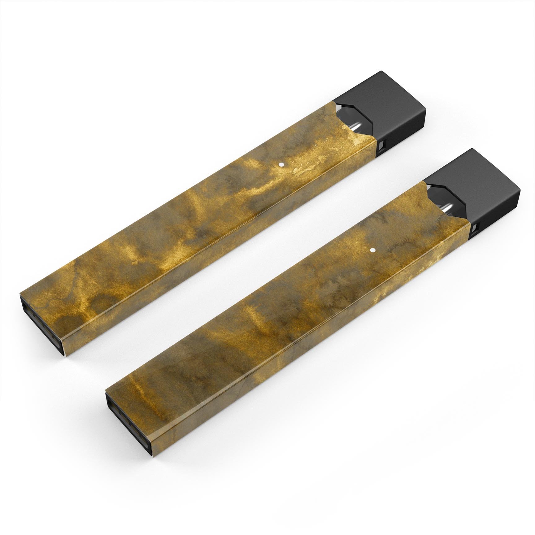 Grunge Golden Caverns premium decal skin-wrap sticker for JUUL device, featuring a unique grunge design and protective layers.