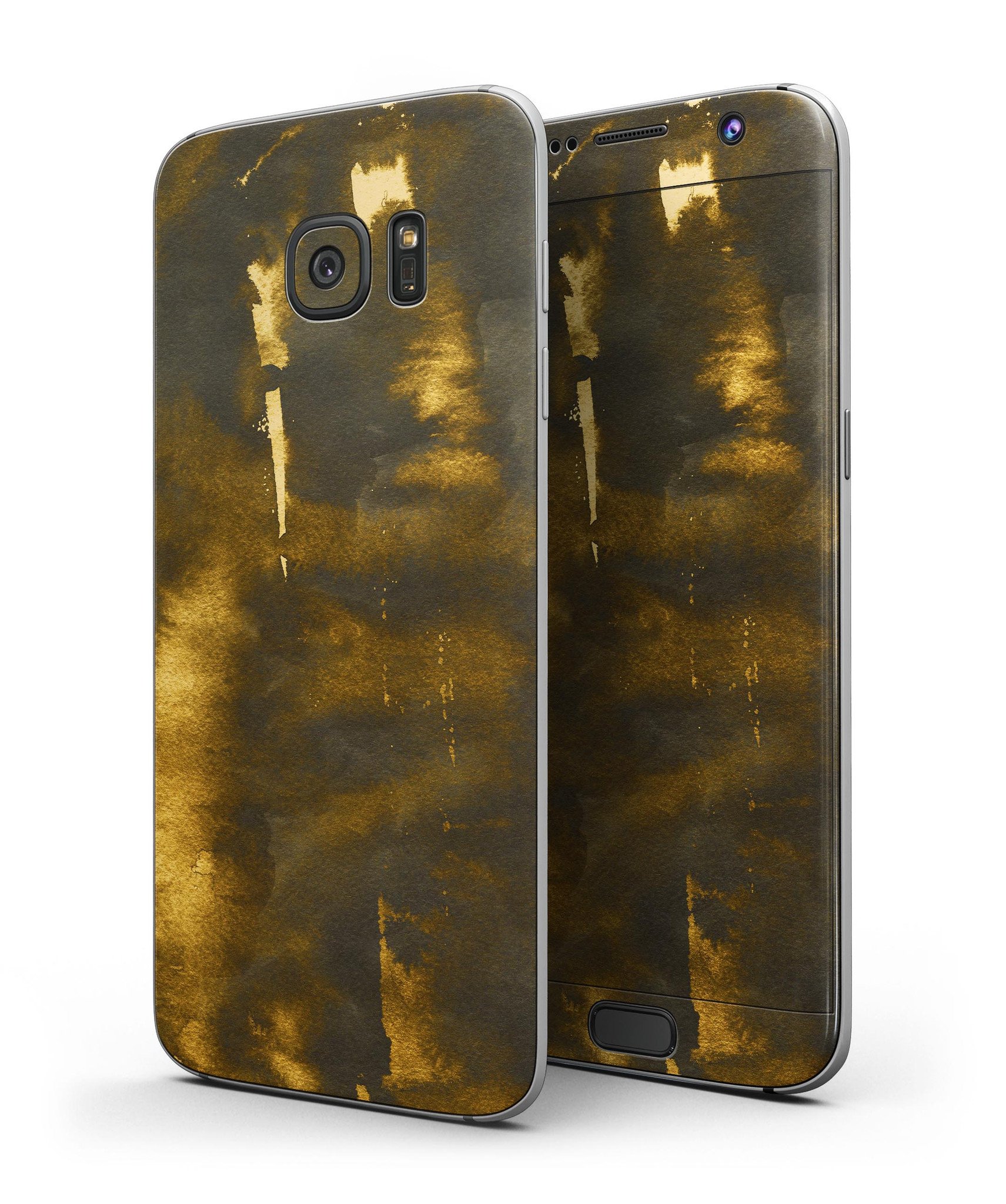 Grunge Golden Hour Full Body Skin-Kit for Samsung Galaxy S7, showcasing stylish design and premium vinyl material.