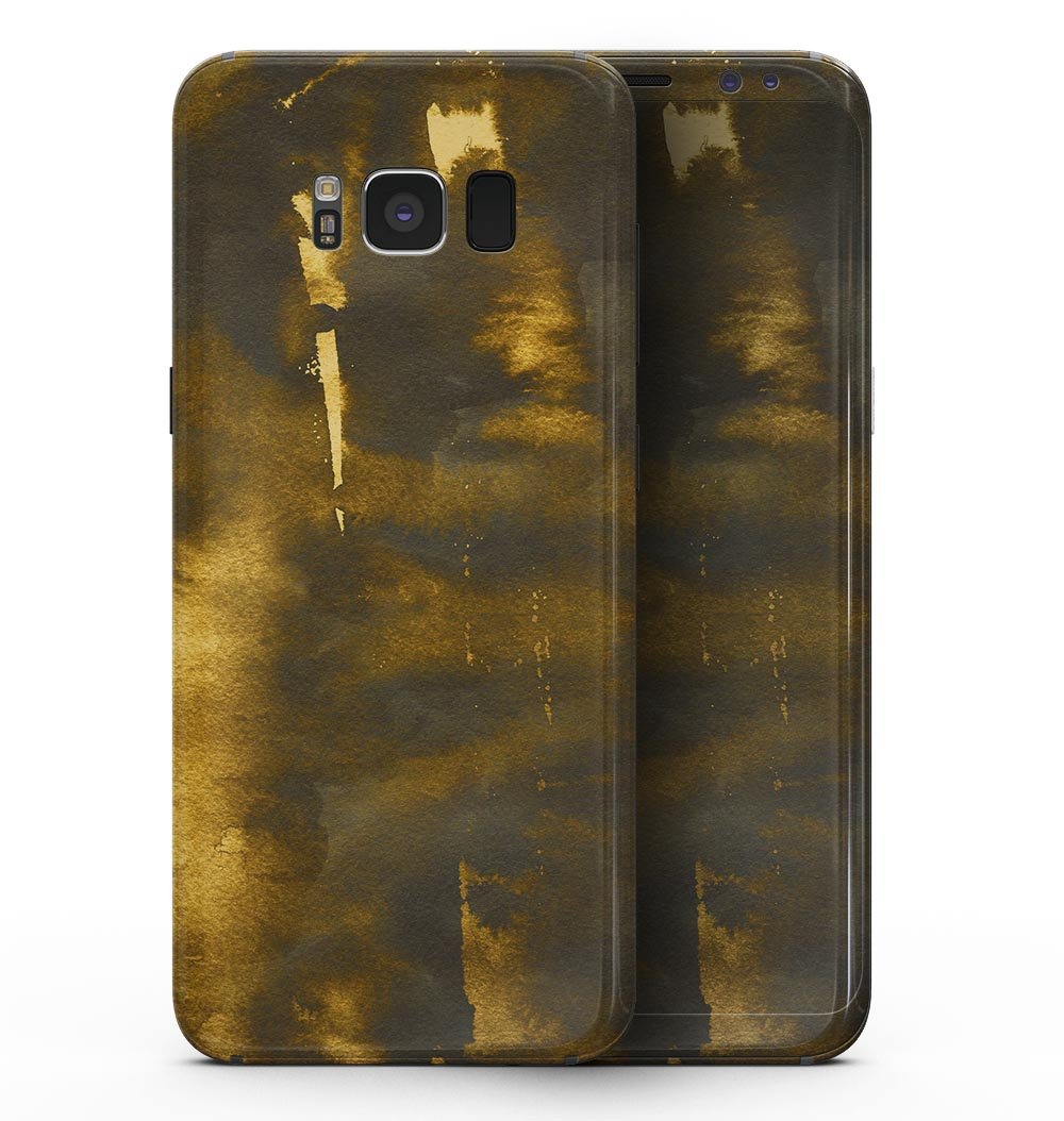 Grunge Golden Hour Full-Body Skin Kit for Samsung Galaxy S8, showcasing a stylish design with premium vinyl material.