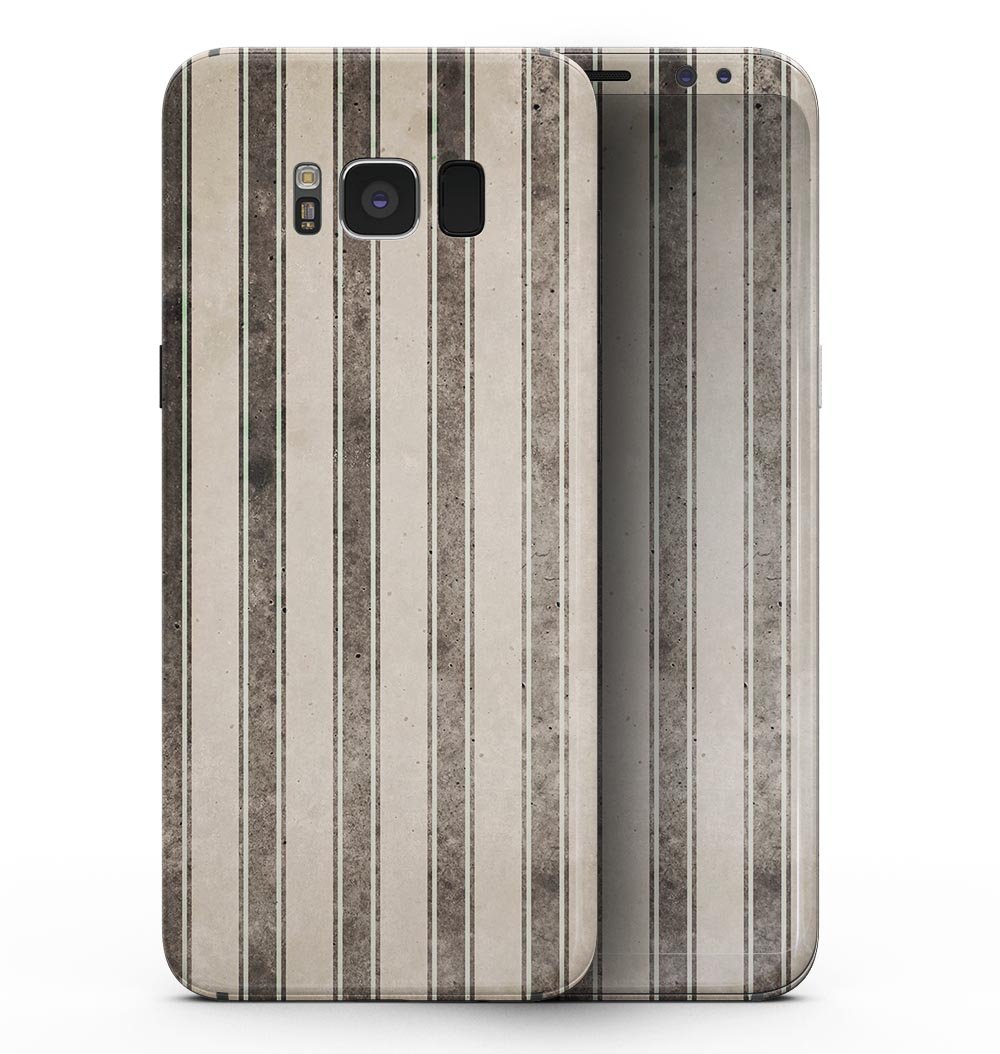 Grungy Motel Wallpaper skin for Samsung Galaxy S8, showcasing a stylish design with a textured finish, perfectly fitted to the device.