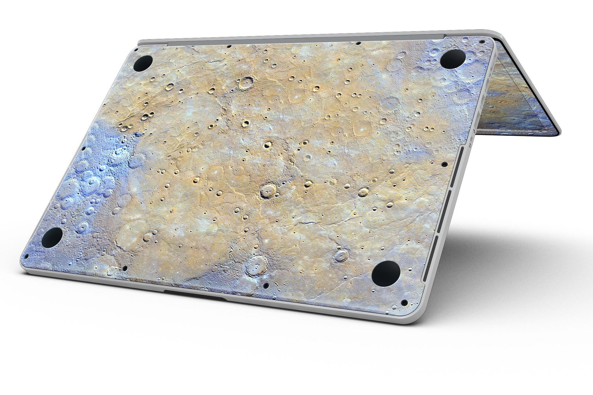 Grungy Watercolor Boiling Surface skin for MacBook Pro with Retina Display, showcasing vibrant colors and unique design.