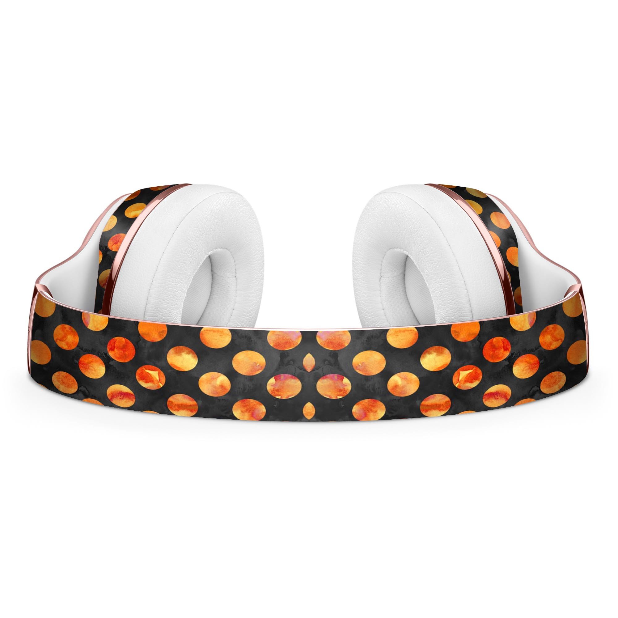 Halloween Watercolor Dots Full-Body Skin Kit for Beats by Dre Solo 3 Wireless Headphones, showcasing vibrant colors and unique design.