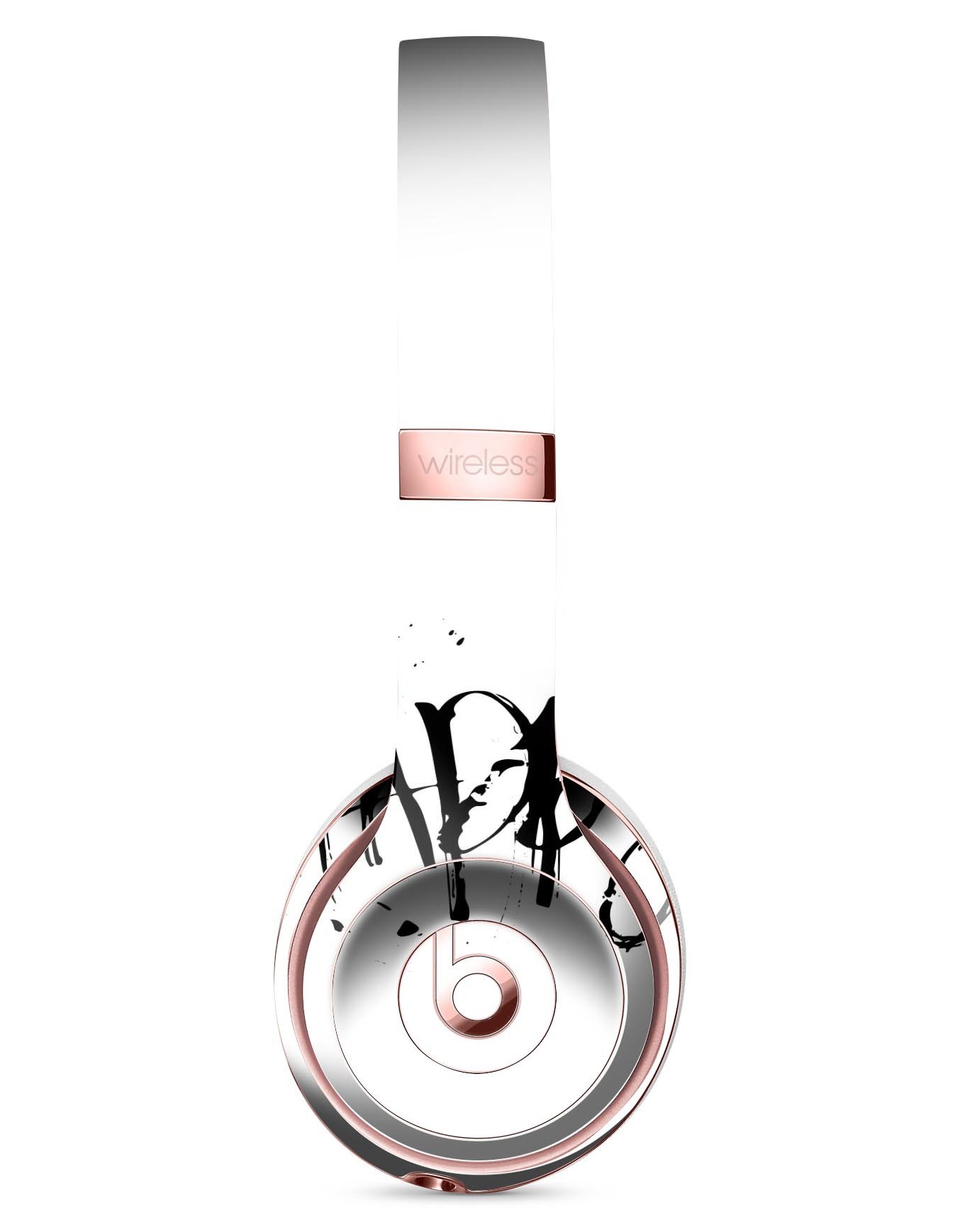 Happy Splatter Full-Body Skin Kit for Beats by Dre Solo 3 Wireless, featuring vibrant colors and a sleek design.