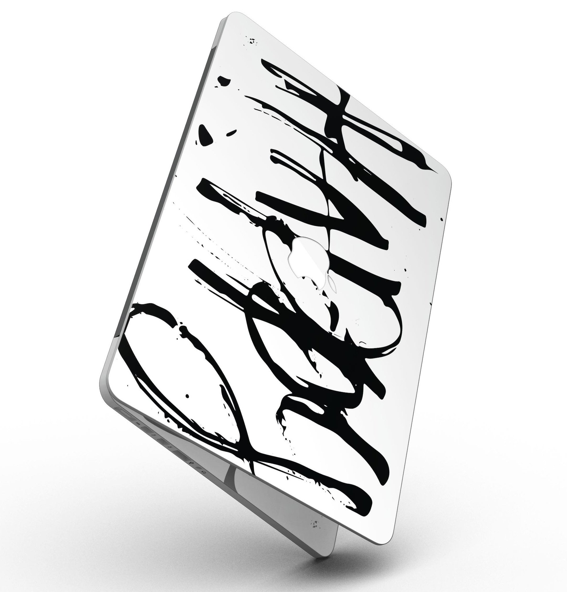 Happy Splatter skin for MacBook Pro with Retina Display, showcasing vibrant colors and unique design.