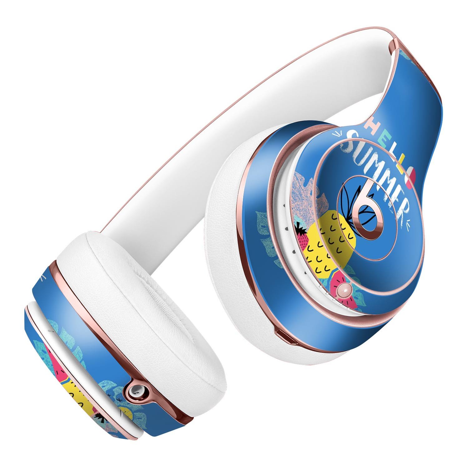 Hello Summer Love Full-Body Skin Kit for Beats by Dre Solo 3, featuring vibrant design and premium vinyl material.