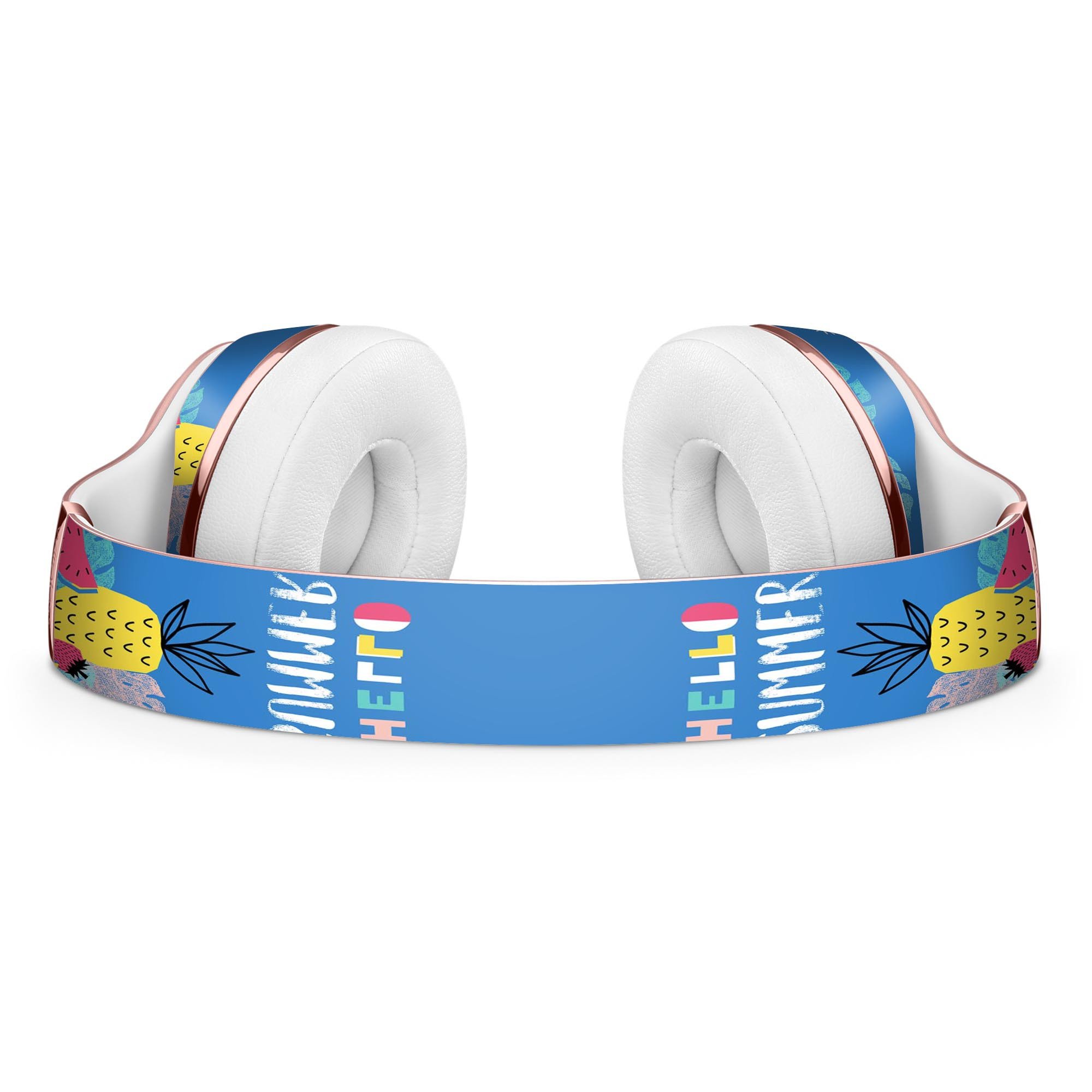 Hello Summer Love Full-Body Skin Kit for Beats by Dre Solo 3, featuring vibrant design and premium vinyl material.