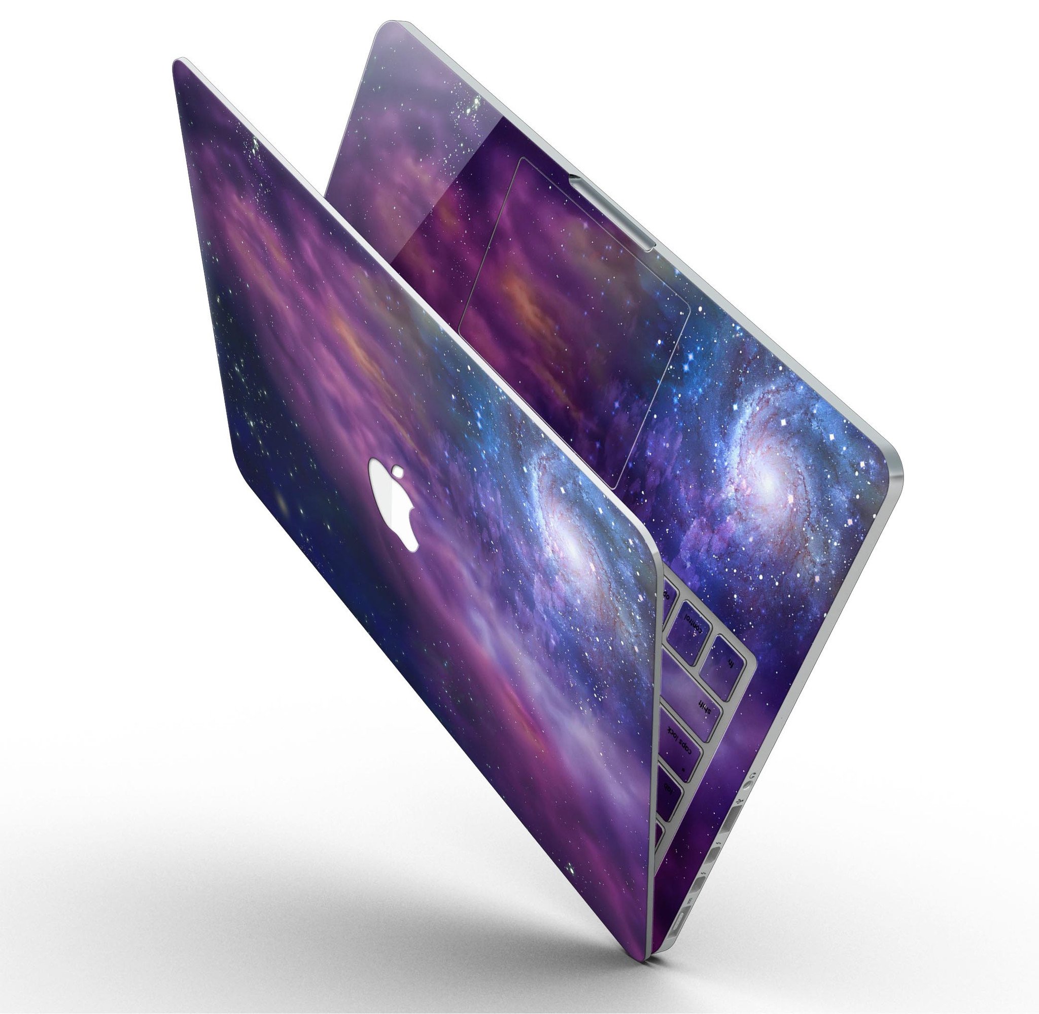 Stylish Design Skinz applied to a MacBook Pro with Retina Display, showcasing a vibrant design and sleek finish.