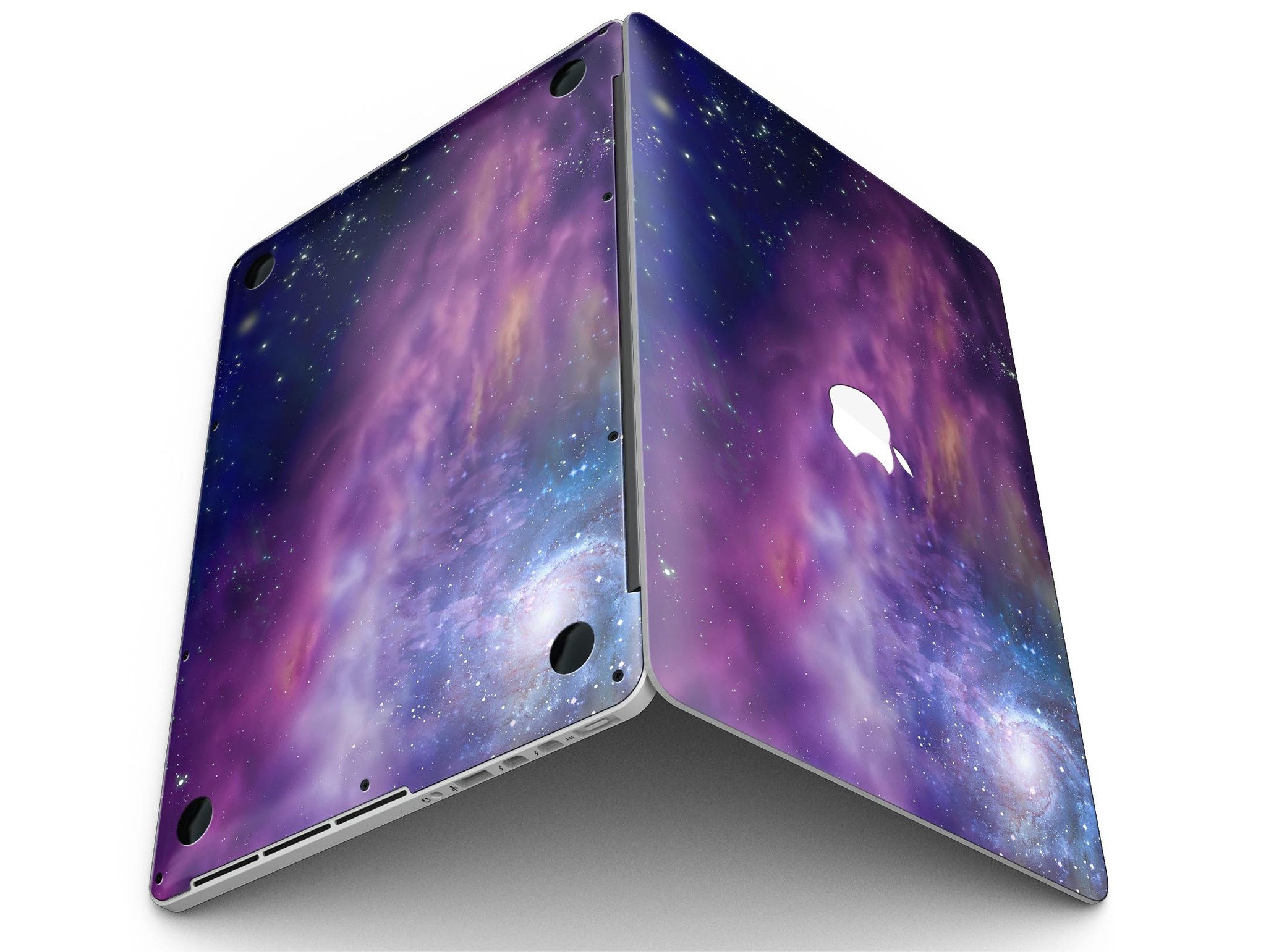 Stylish Design Skinz applied to a MacBook Pro with Retina Display, showcasing a vibrant design and sleek finish.