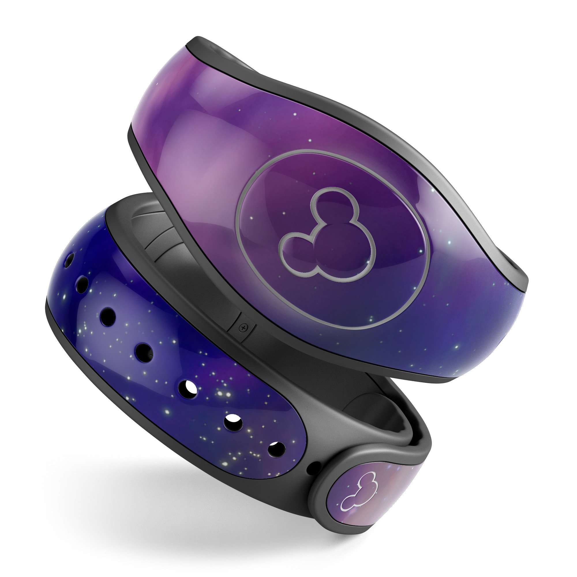 Colorful Space Adventure Decal Skin Wrap Kit for Disney Magic Band, showcasing vibrant designs and high-quality materials.