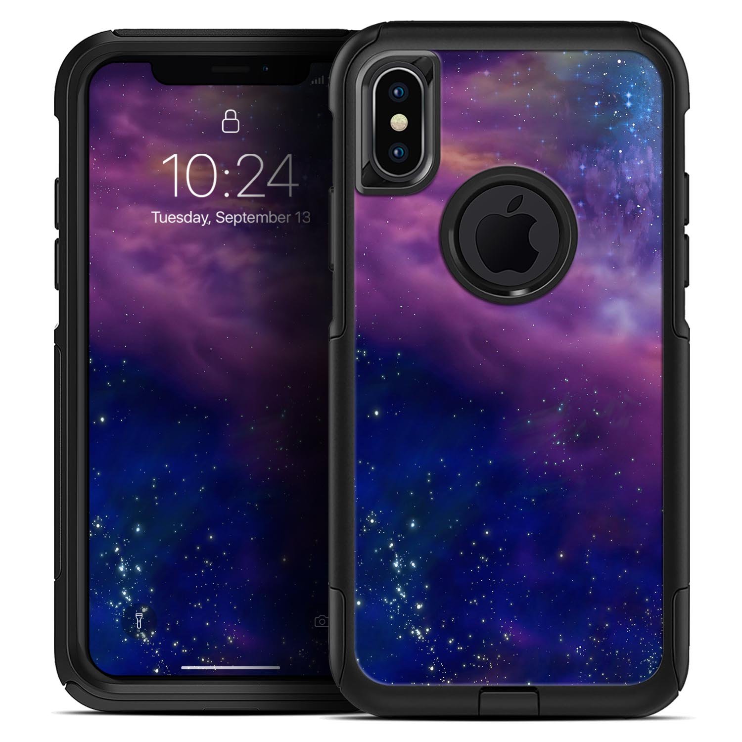 Here's to Another Space Adventure Skin Kit for iPhone OtterBox featuring vibrant space-themed graphics and premium 3M materials.